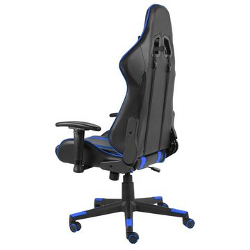 vidaXL Gaming-Stuhl Gaming-Stuhl Drehbar Blau PVC (1 St)