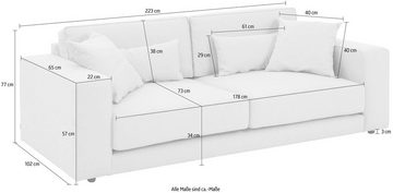 OTTO products 2-Sitzer Grenette, Modulsofa, im Baumwoll-/Leinenmix oder aus recycelten Stoffen