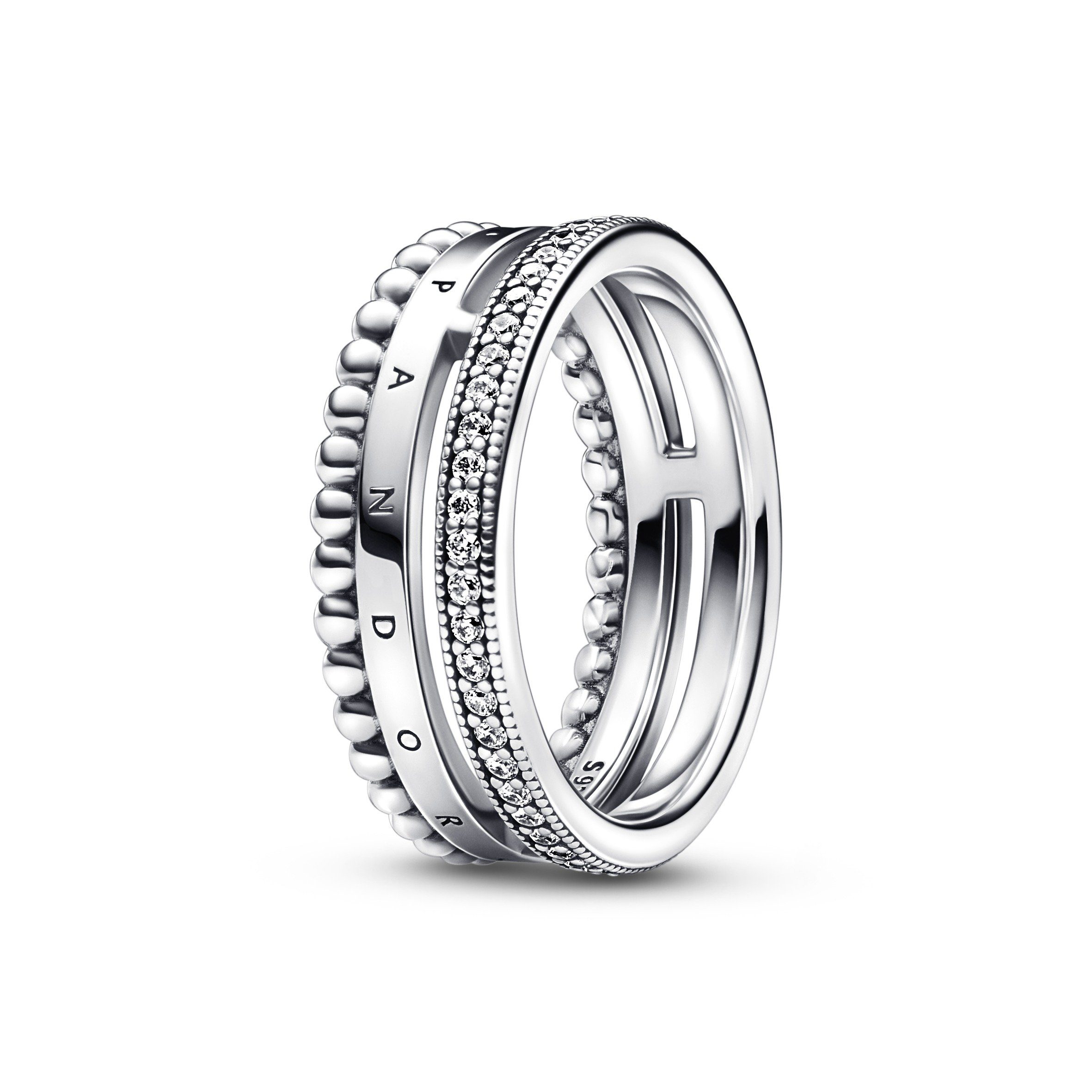 Pandora Fingerring Pandora Ring Signature 192312C01-50 Silber Zirkonia