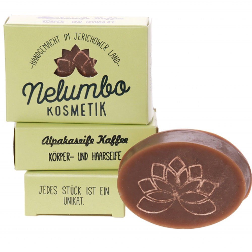 Feste Kaffee, Kosmetik 45 Nelumbo Alpakaseife g Duschseife