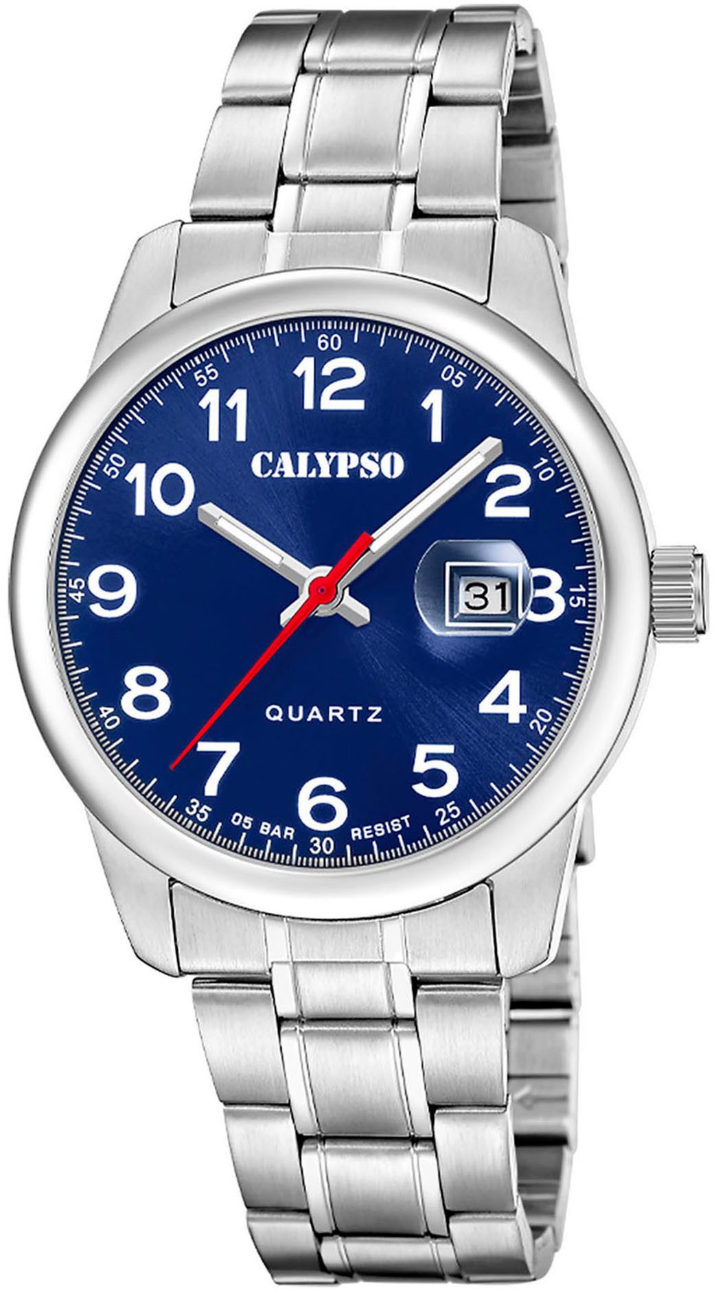 CALYPSO WATCHES Quarzuhr Basic K5872/4, Armbanduhr, Herrenuhr, Edelstahlarm günstig online kaufen