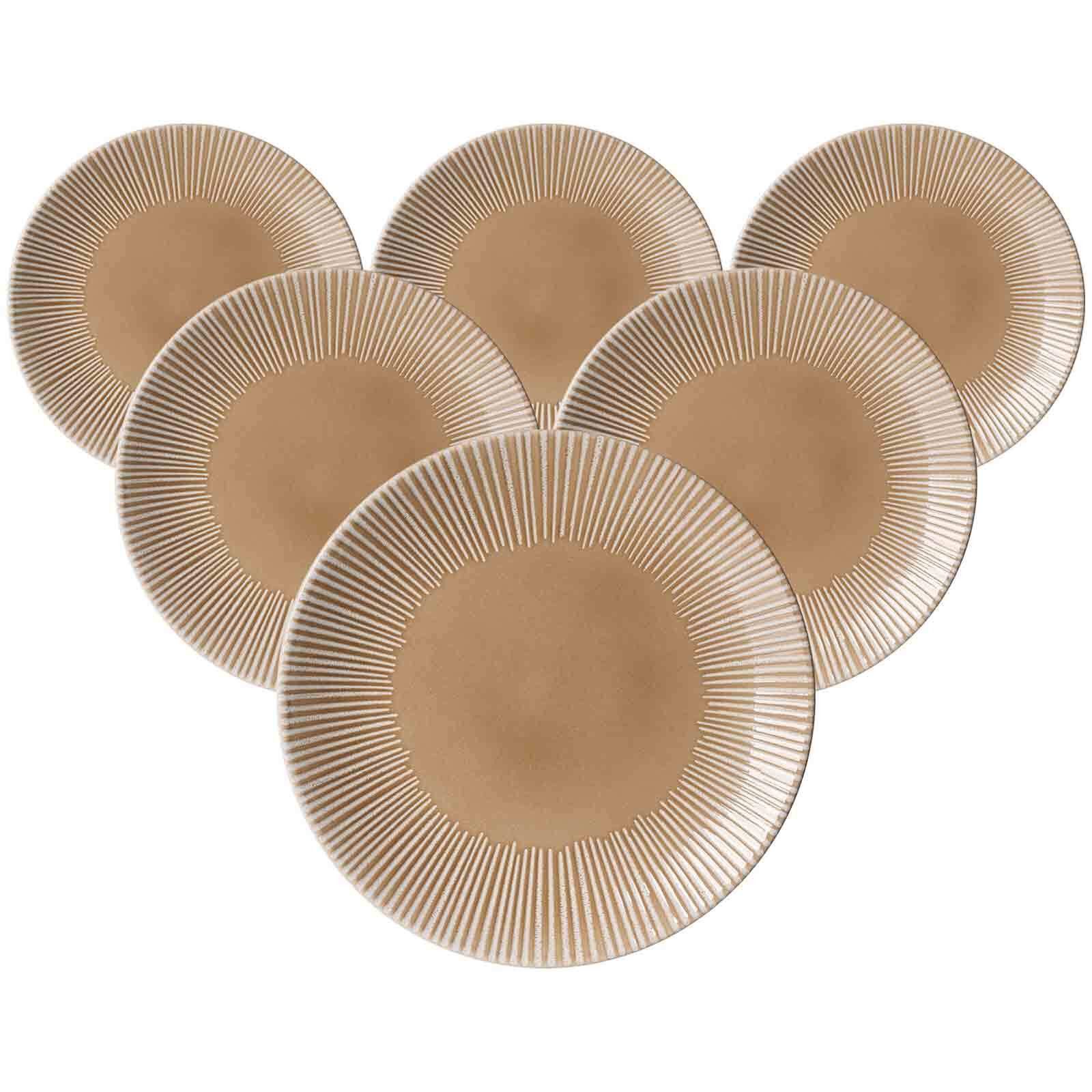Ritzenhoff & Breker Speiseteller Banda Speiseteller ø 27 cm 6er Set, (6 St)