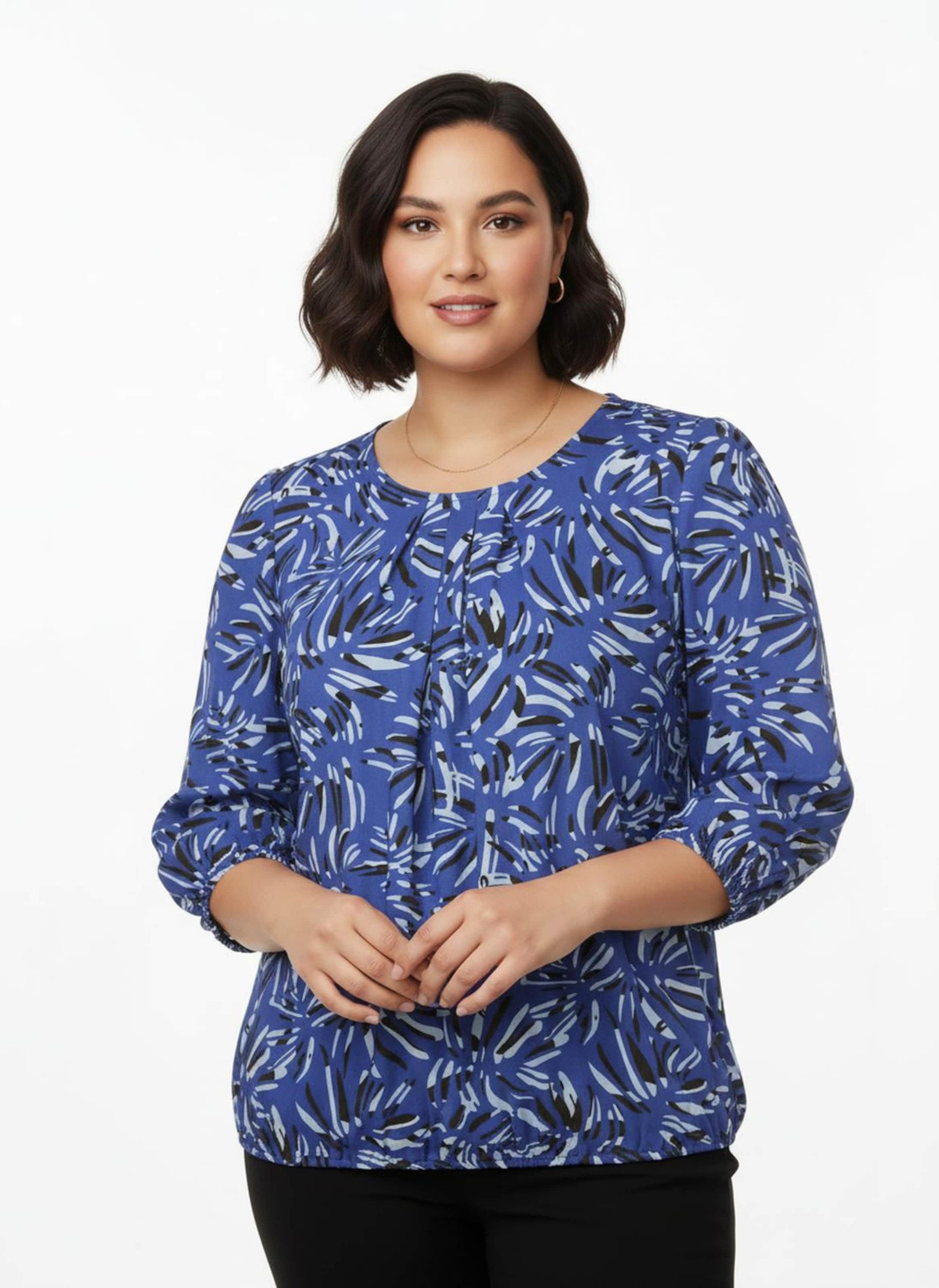 Witt Klassische Bluse Bluse 3/4-Arm