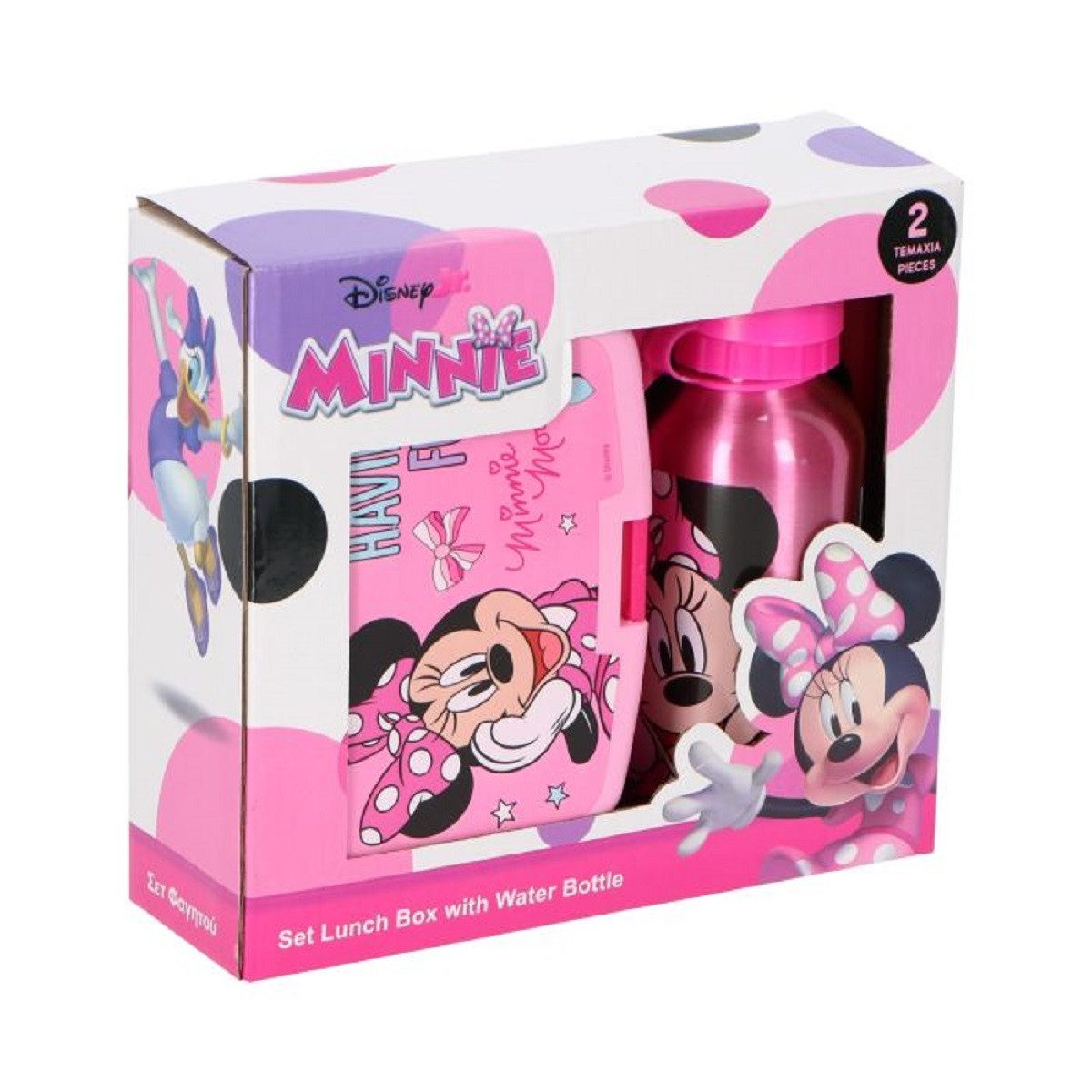 Disney Minnie Mouse Lunchbox Disney Minnie Mouse Lunchpaket mit Lunchbox und 400 ml Trinkflasche – Bild 4 von 4