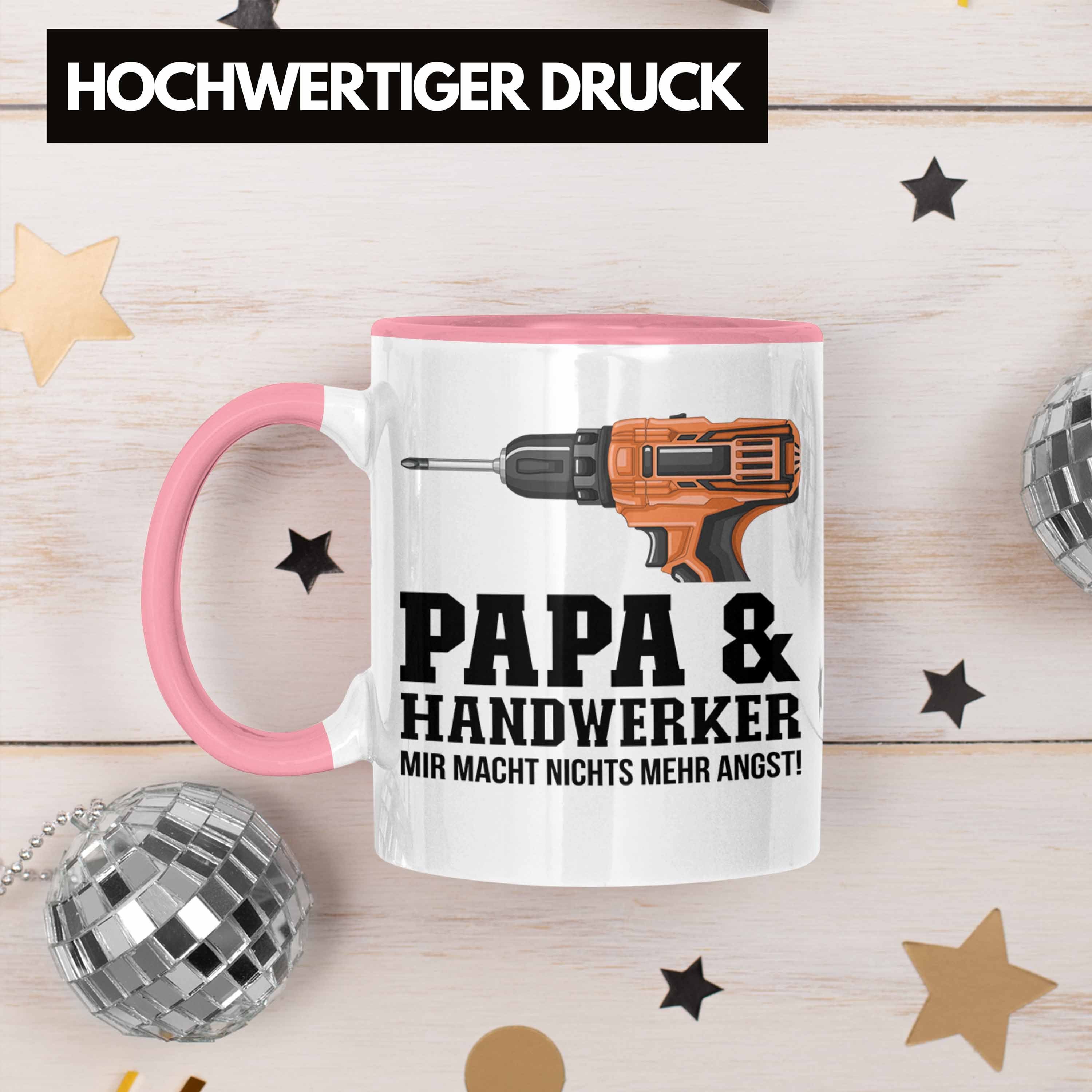 Handwerk Tasse Trendation Papa für und Trendation Rosa Vater Geschenkidee Tasse - Handwerker