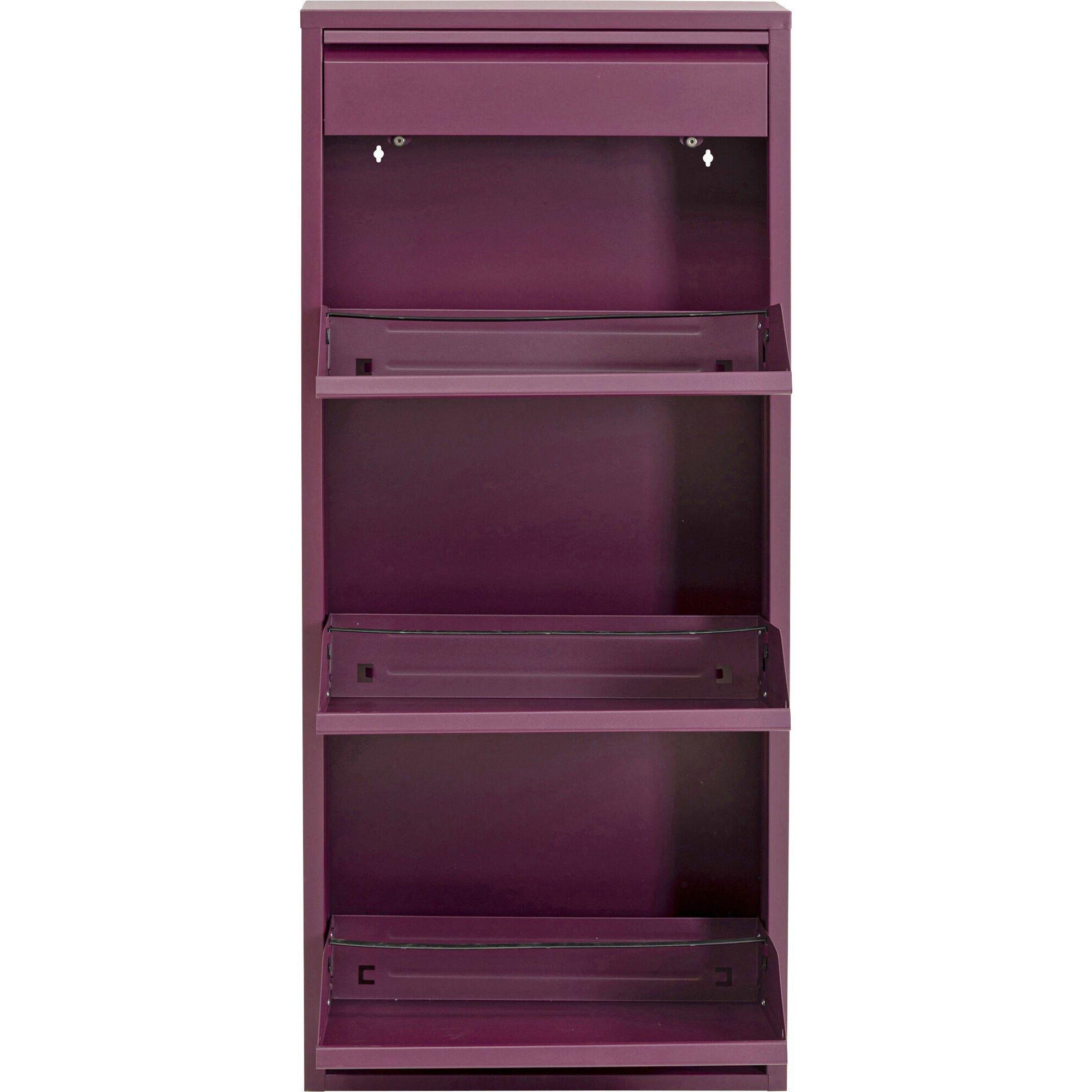 Kare Design Schuhschrank Caruso schmaler Schuhkipper mit 3+1 Klappen
