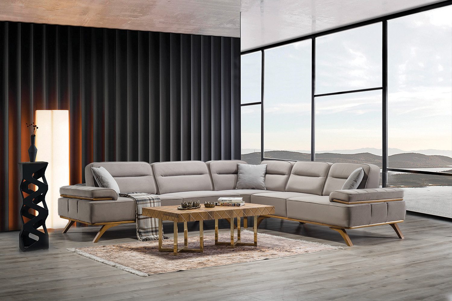 Viva Меблі Sofa DORA, Luxuriöses und elegantes Design mit optimaler Bequemlichkeit.