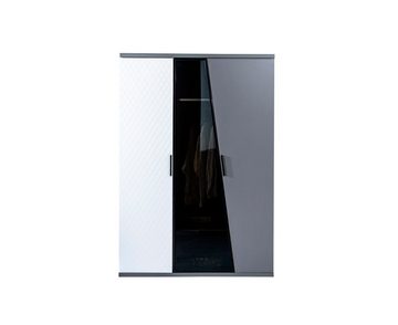 Kapa Möbel Schlafzimmer-Set Elite in schwarz grau weiss
