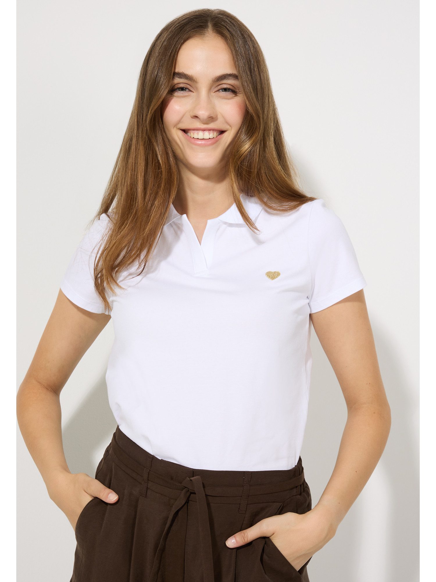 MORE&MORE Print-Shirt Poloshirt günstig online kaufen
