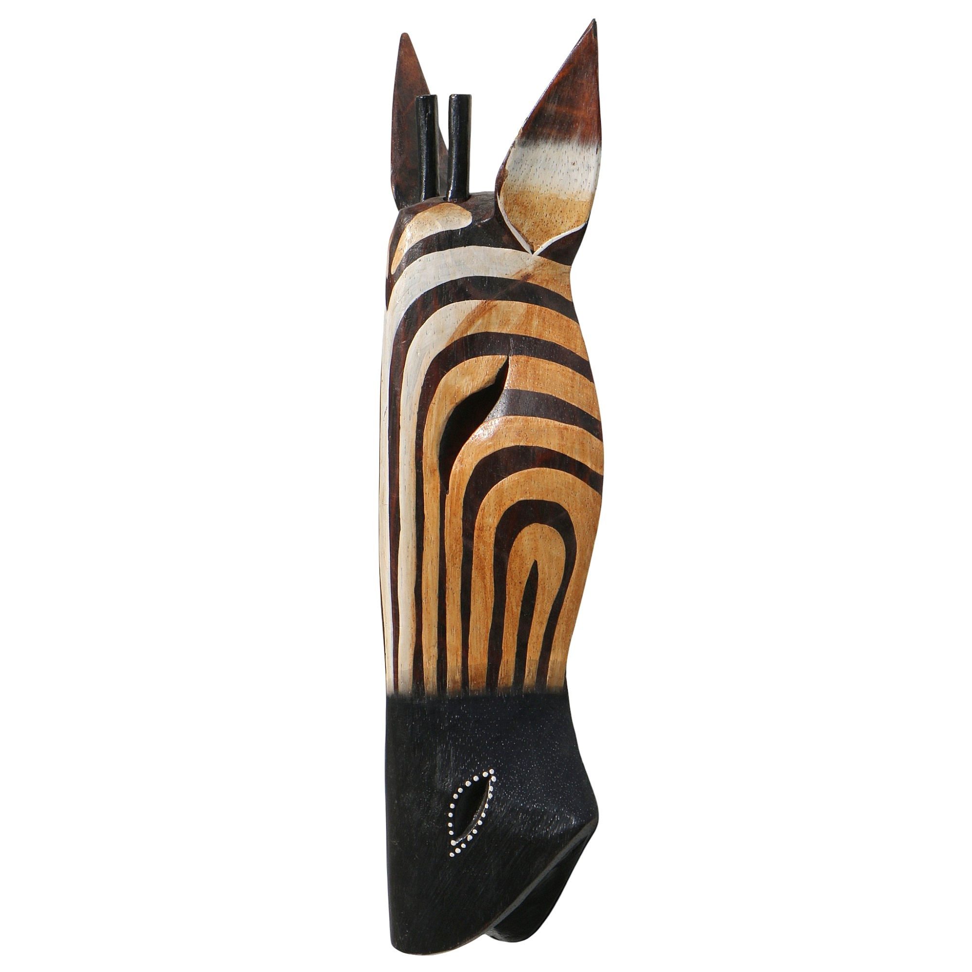 Wogeka Wanddekoobjekt Tier-Maske Gazelle Antilope 40 zum Aufhängen Afrika Wanddeko