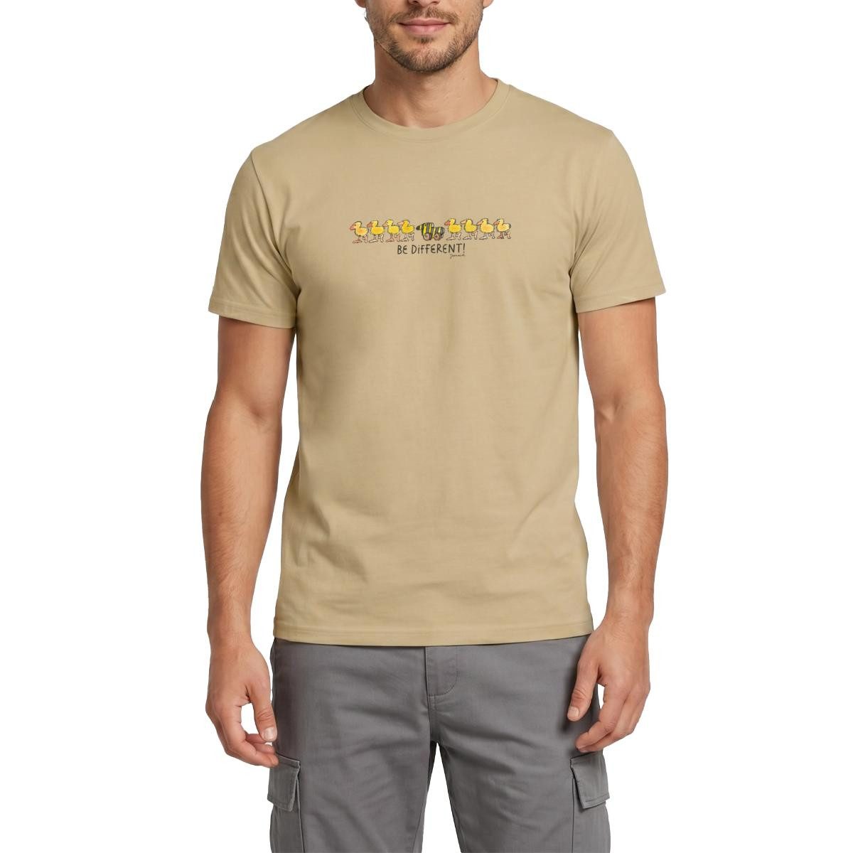 T-Shirt Janosch Tigerente Be Different Männer T-Shirt
