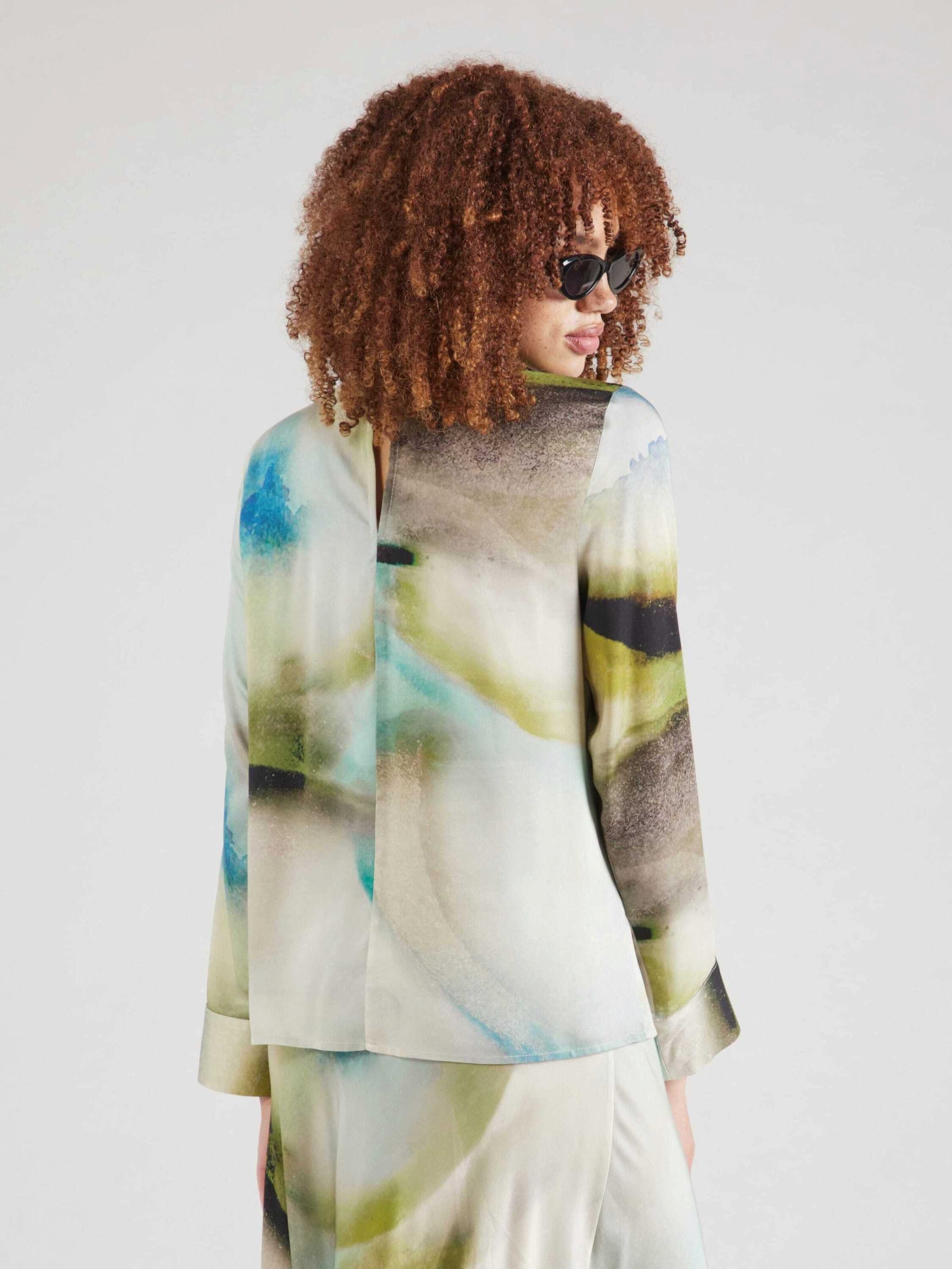 Emily Van Den Bergh Langarmbluse (1-tlg) Cut-Outs