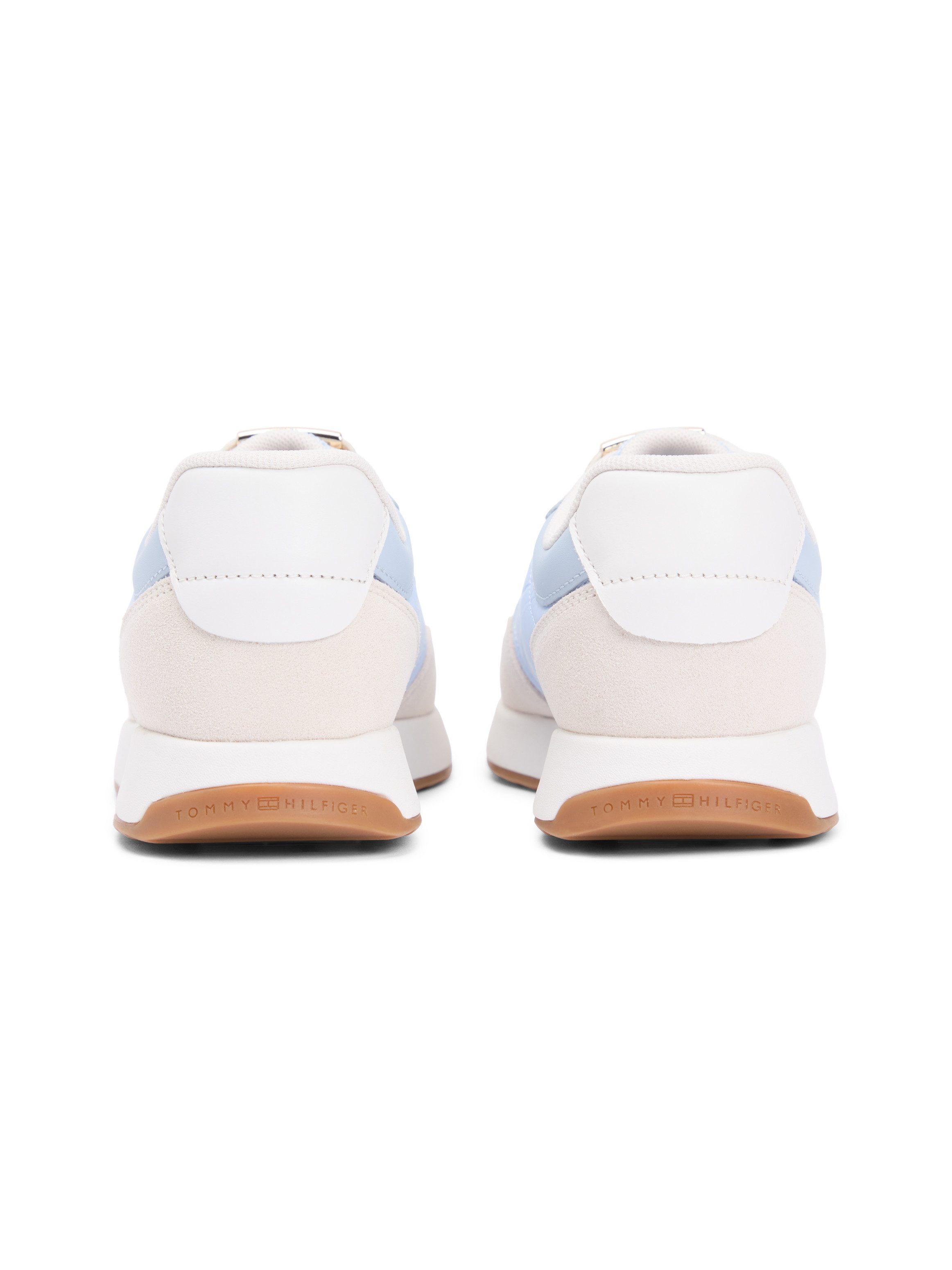 Tommy Hilfiger TH CHIC EVA RUNNER MESH Plateausneaker Freizeitschuh, Halbschuh, Slipper mit elastischen Schnürsenkeln