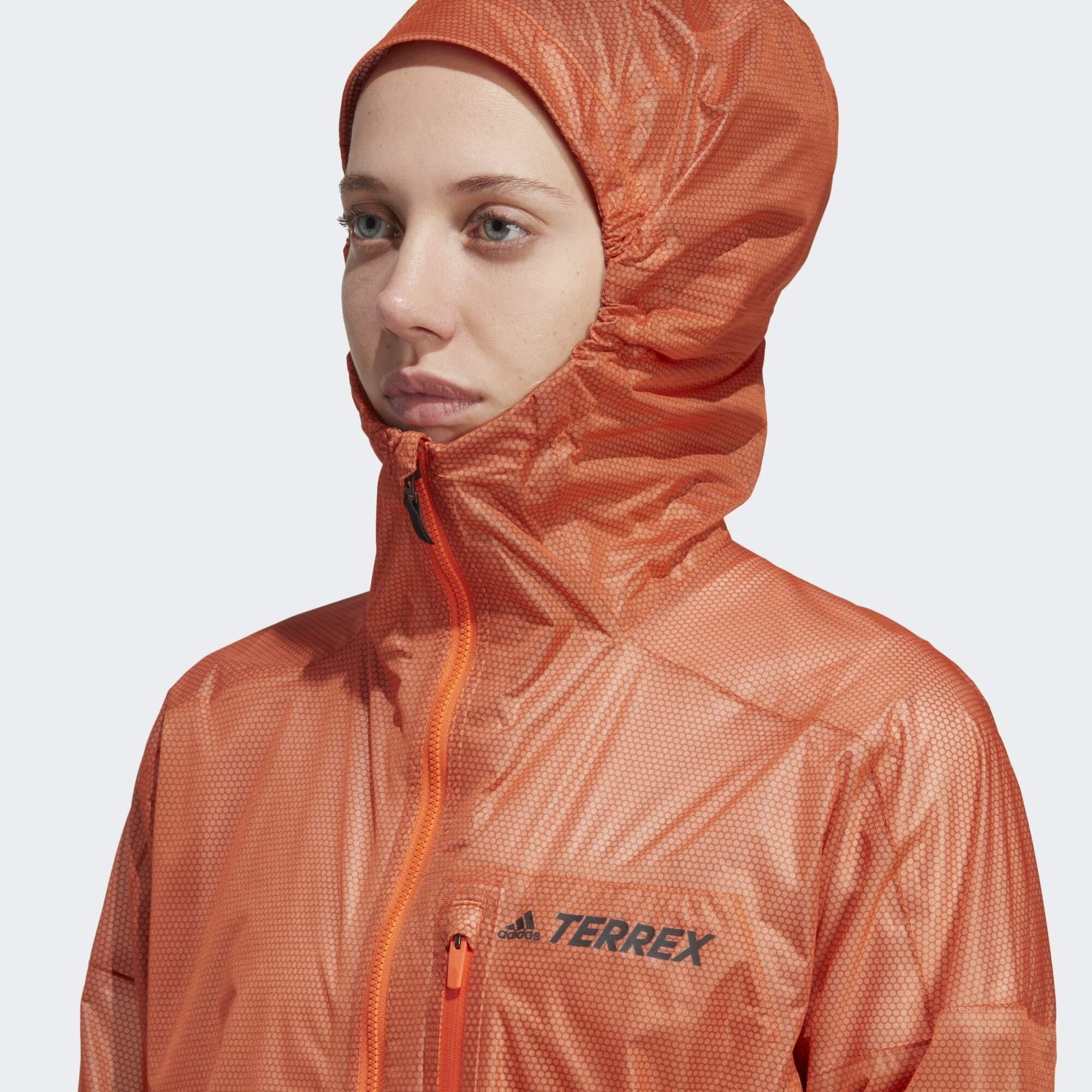 adidas TERREX Laufjacke AGRAVIC REGENJACKE 2.5-LAYER Semi TERREX Impact Orange