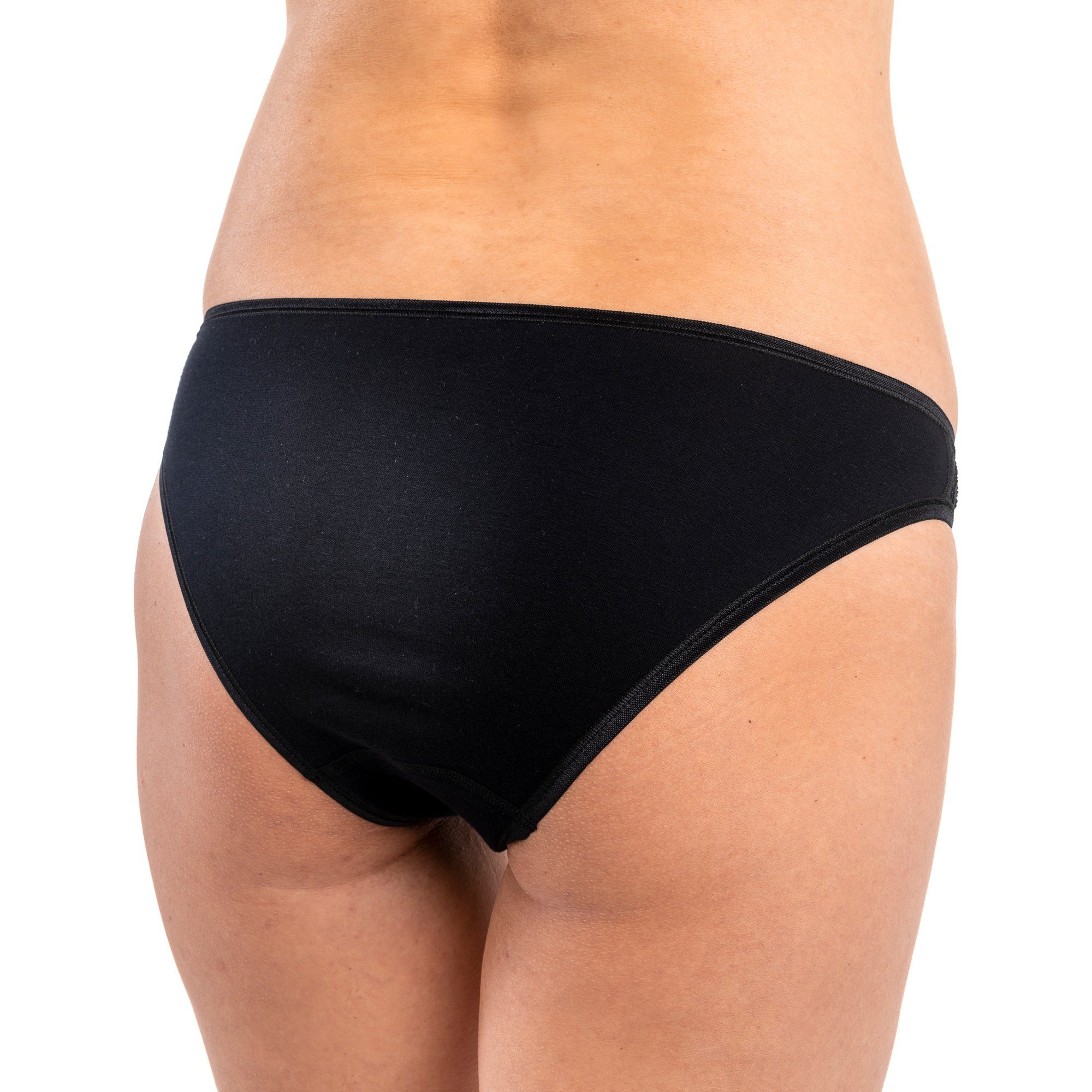 HERMKO Slip 503270 Baumwolle/Elastan Mini Slip mit schöner seitlichen Spitze
