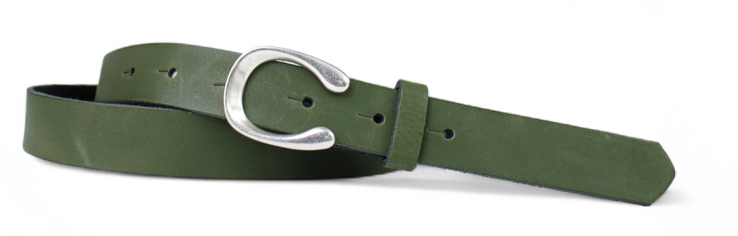 FRONHOFER Поясні ремені 19182 (1-St) modischer Damengürtel, 2,2 cm, Hufeisen Form, echt versilbert