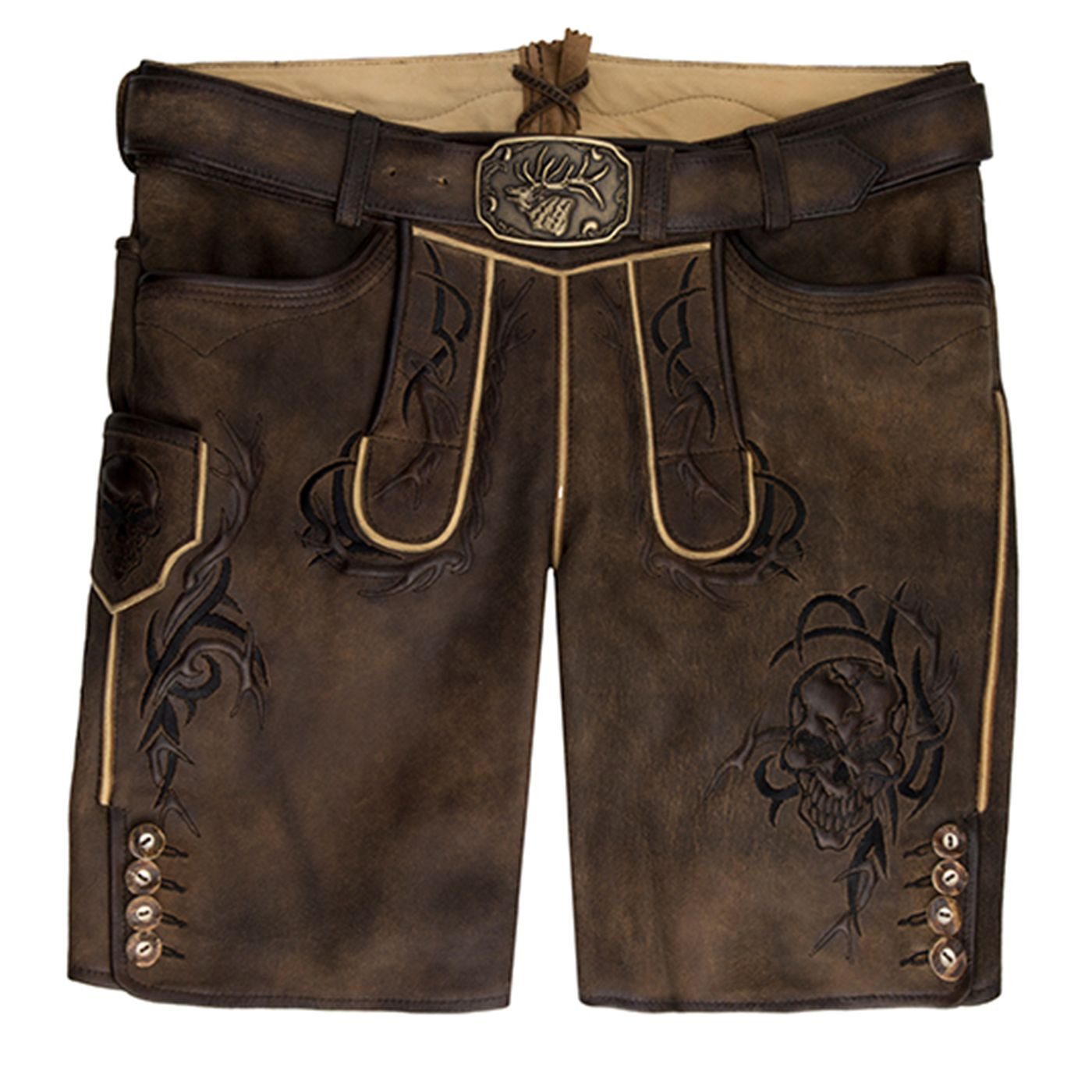 Spieth & Wensky Trachtenlederhose Demos Kurzhose Herren Trachtenhose Lederh günstig online kaufen