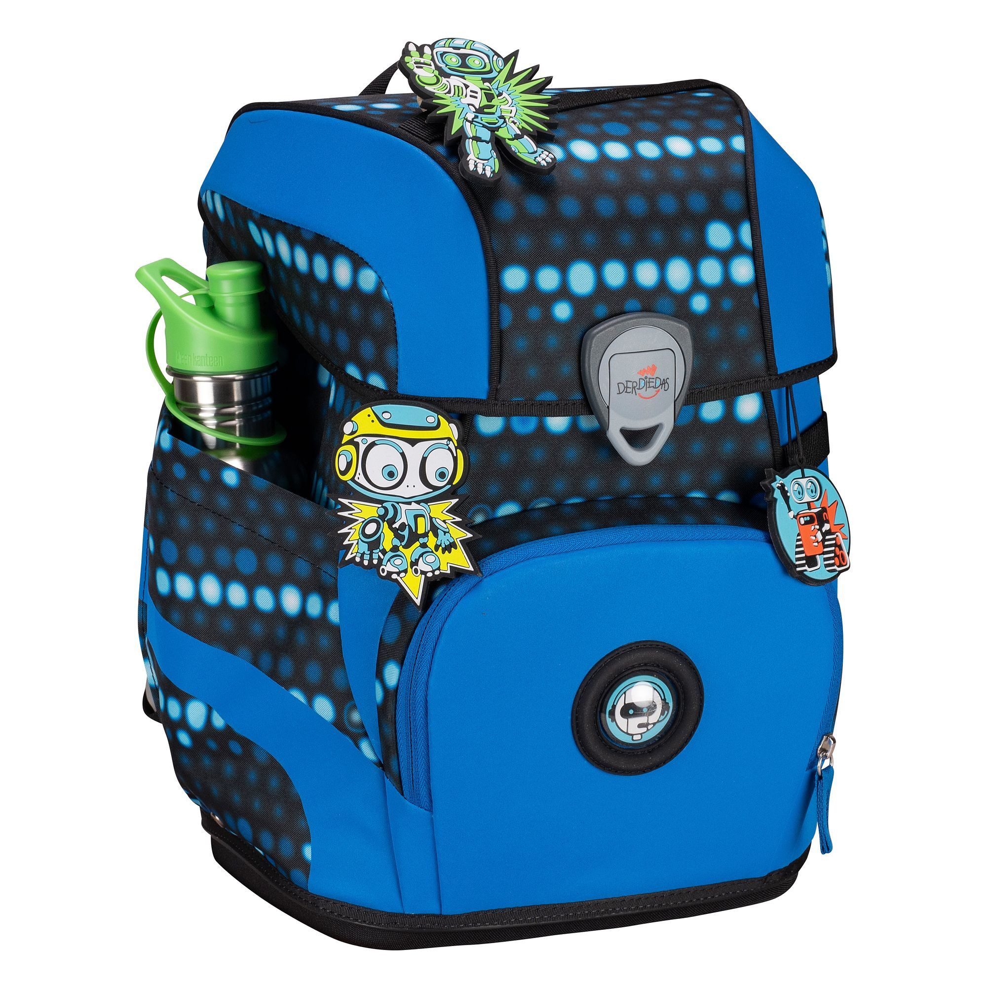 DerDieDas® Schulranzen ErgoFlex Tiny Superflash (6-tlg), PET