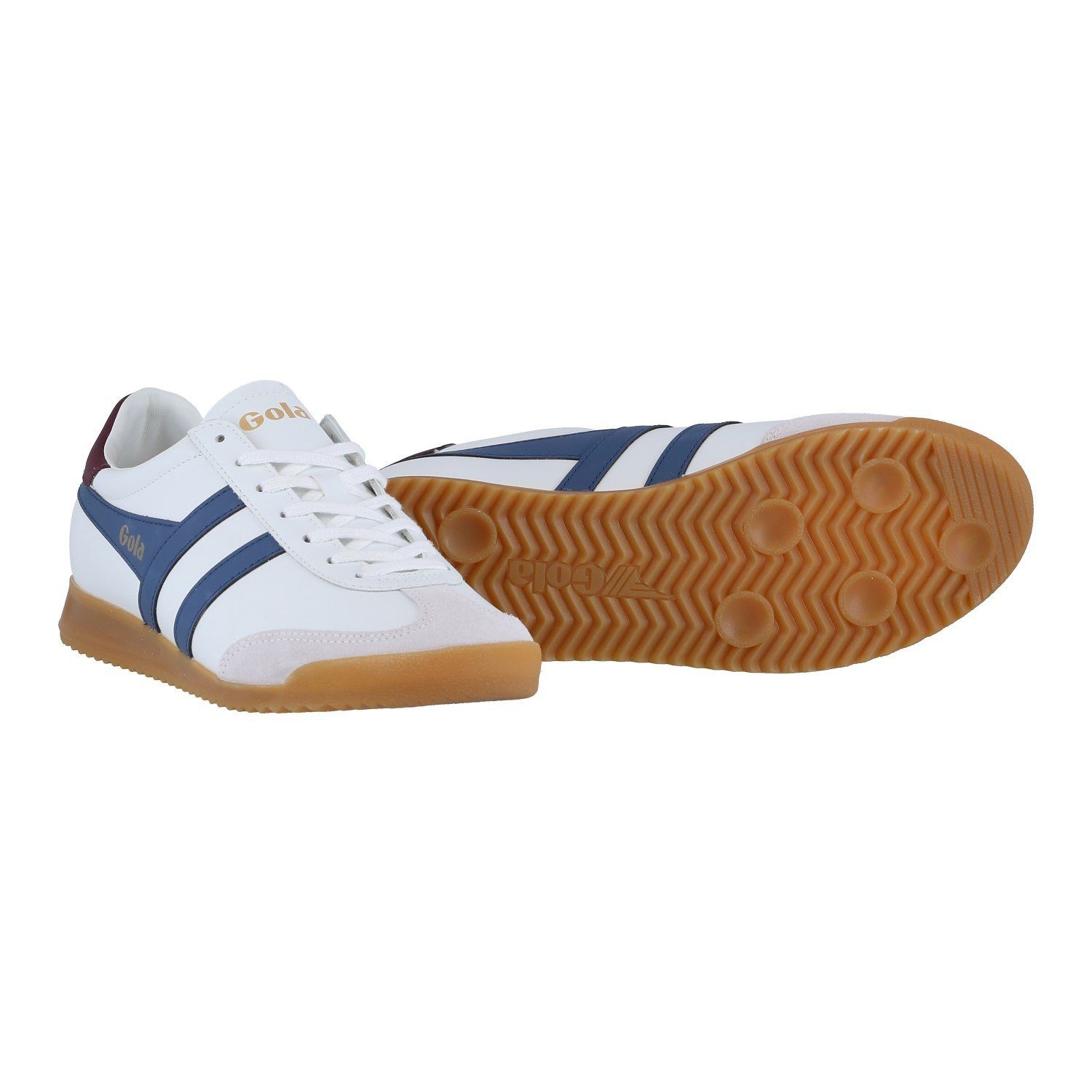 Gola Torpedo Leder 2024 weiss/blaugrau/dunkelrot Herren Sneaker günstig online kaufen