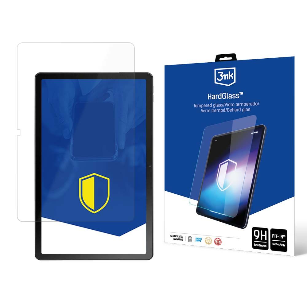 3MK Displayschutzglas Tablet Schutzglas für Lenovo Tab M10 Plus (3. Generation), Spar-Set, 1 Stück, 9H Härte, 2.5D Kanten, oleophobe Beschichtung