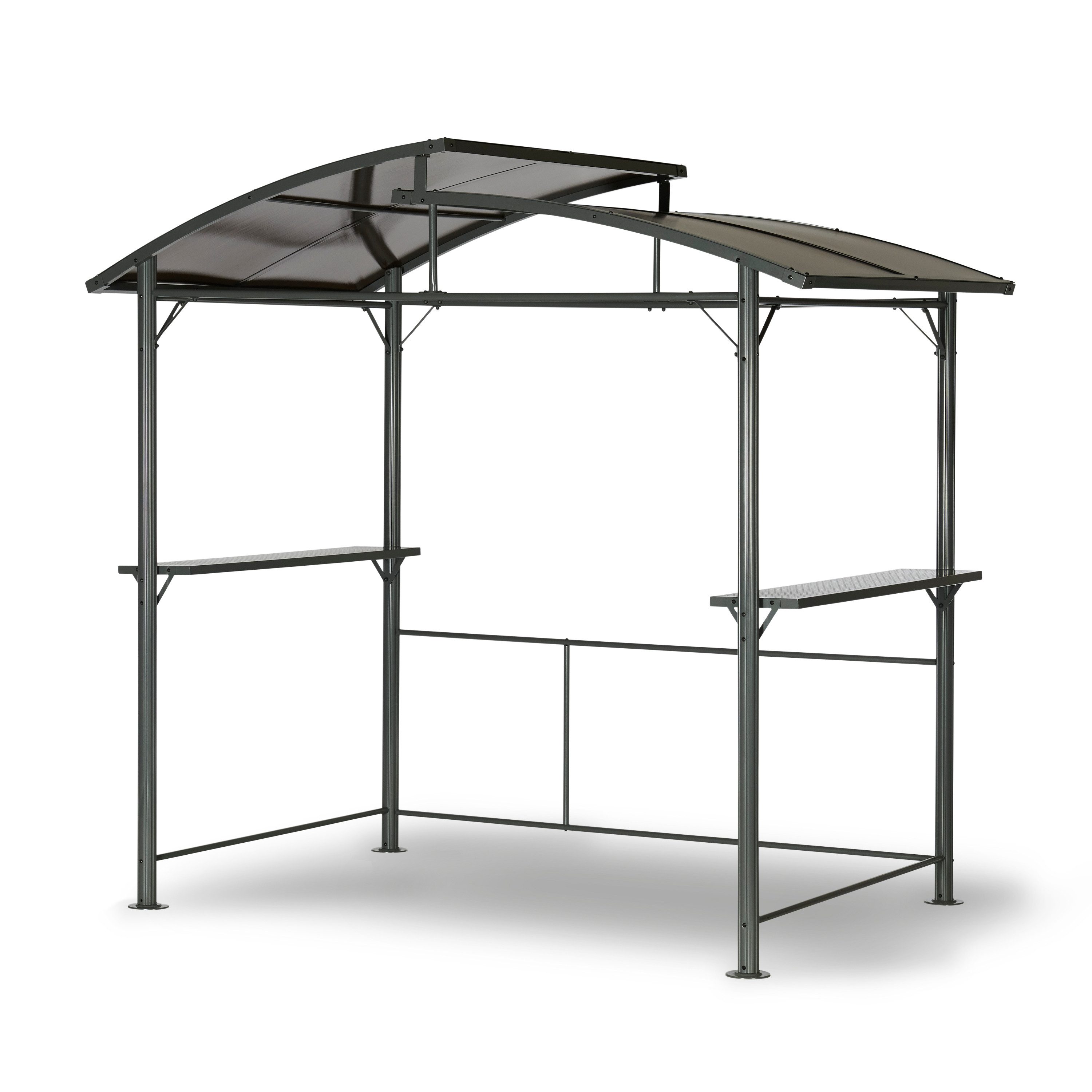 Leco Terrassendach Polycarbonat-Dachplatten-Ersatzset (1,5 x 2,32 x 2,4 m (L x B x H), (für Profi-Grillpavillon 2,45 x 1,5 m)