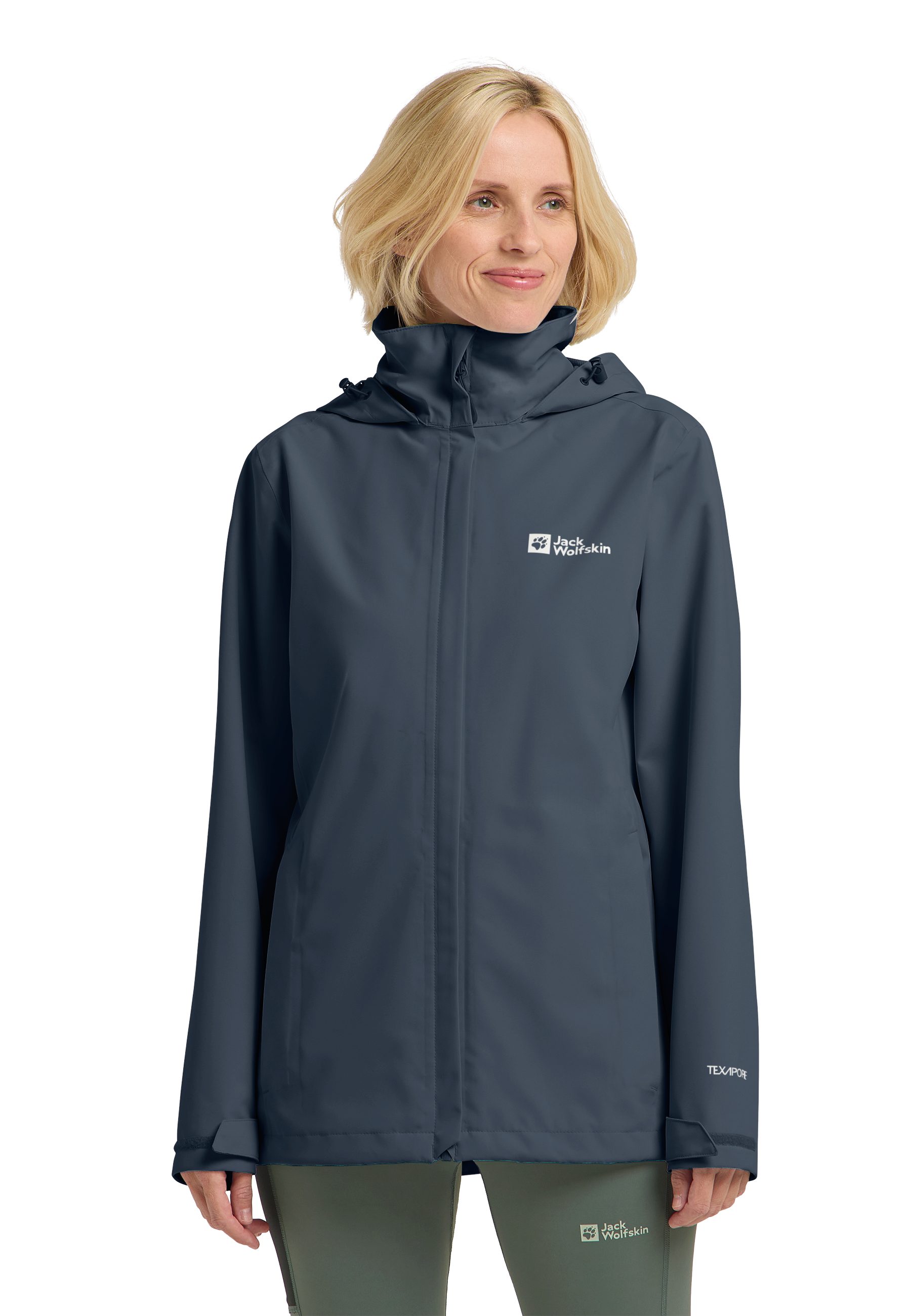 Jack Wolfskin Outdoorjacke TRAILTIME 2L JKT W Wasserabweisend, winddicht, atmungsaktiv, Übergangsjacke