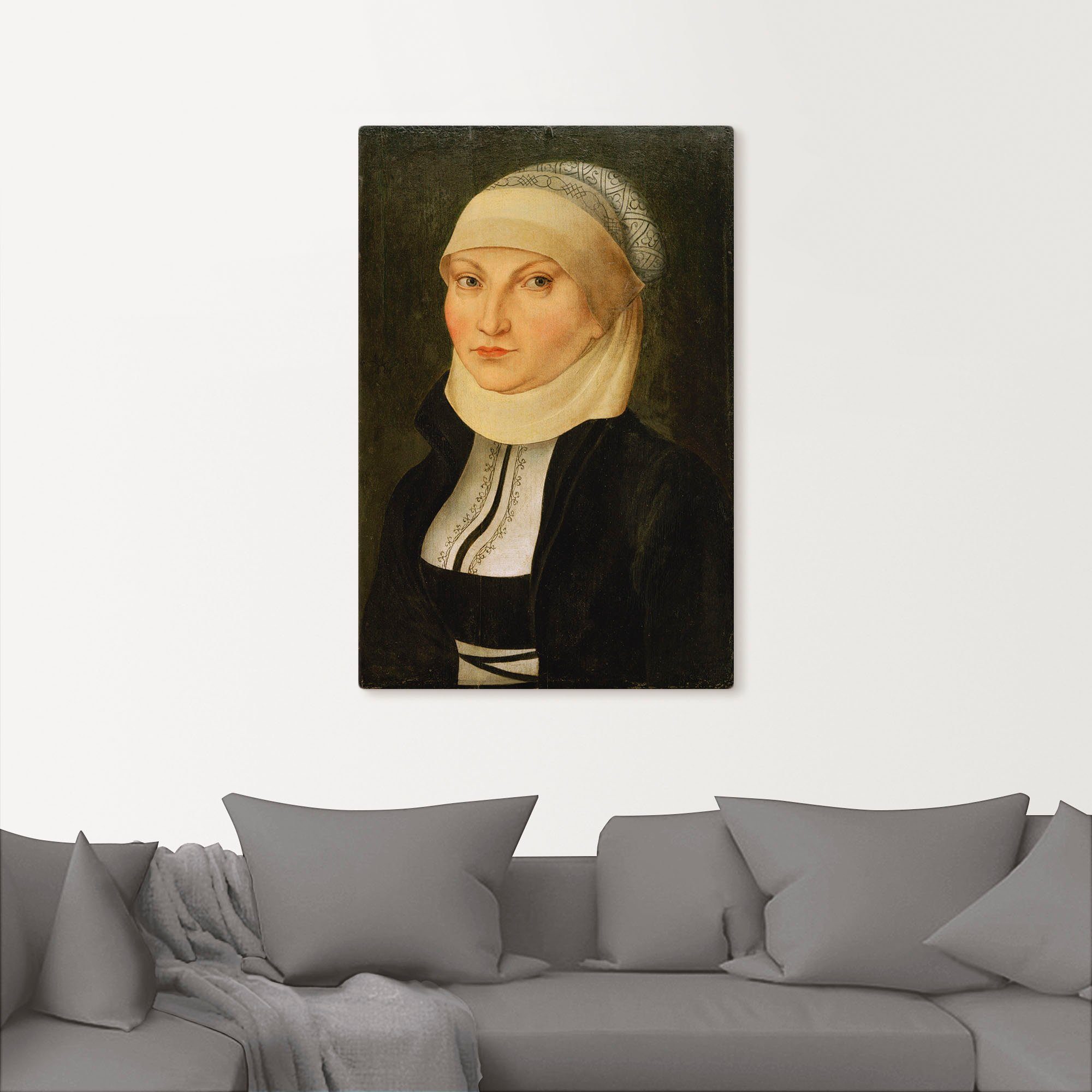 Portrait in oder Artland St), von Wandaufkleber Größen Alubild, Bora, Wandbild versch. Katharina als (1 Leinwandbild, Poster