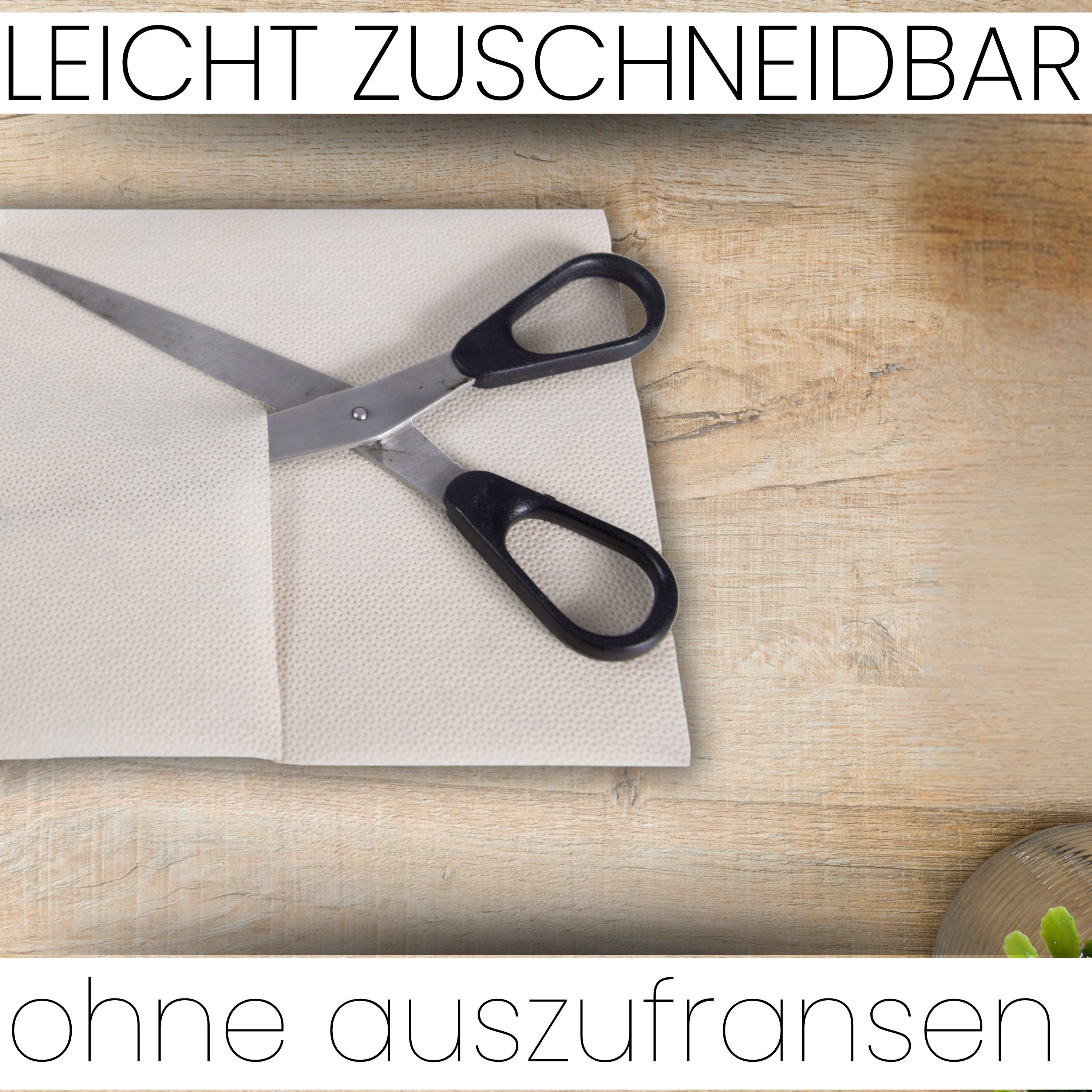 Sensalux Tischdecke Tischdeckenrolle 80g/m², bis zu 45% Recyclat, 0,99m x 10m, Creme – Bild 4 von 5