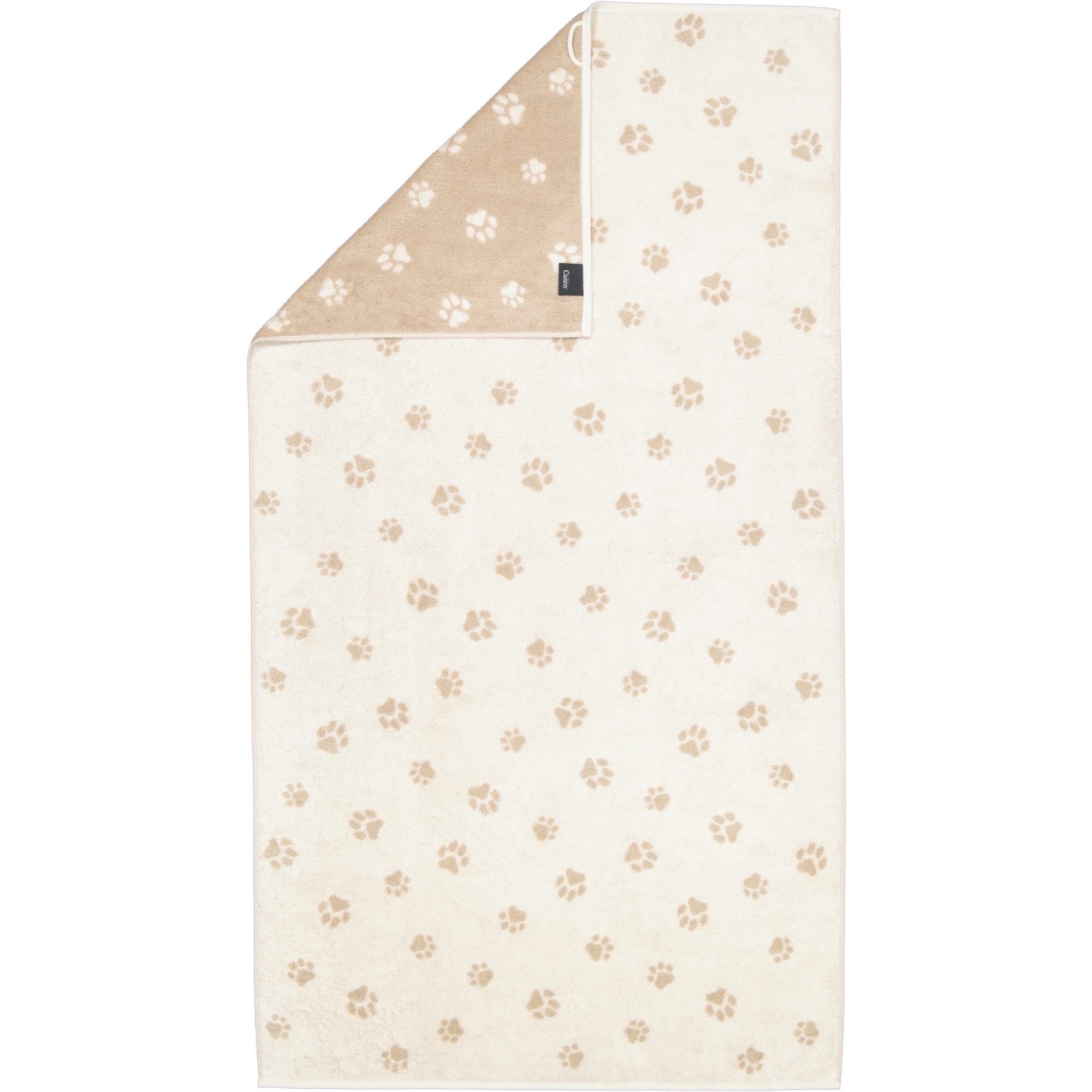 Cawö Handtücher WE LOVE DOGS Paws 6247, 100% Baumwolle (1-St)