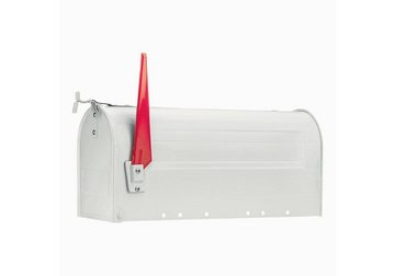 Burg Wächter Briefkasten Briefkasten U.S. Mailbox 891 W Höhe 220 mm Breite 170 mm Tiefe 480 mm weiß Stahl