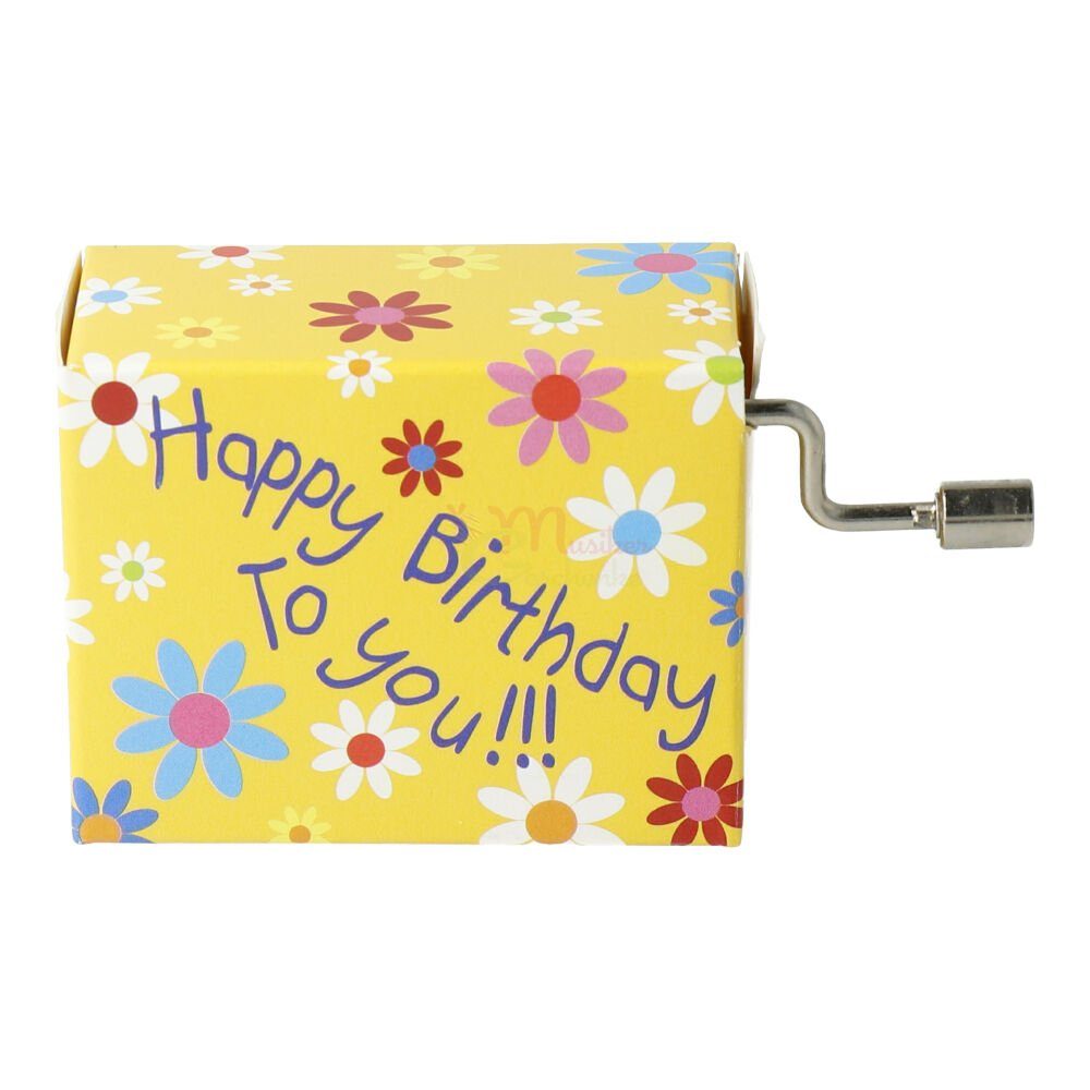 mugesh Spieluhr Spieluhr Happy Birthday to you - Blüten, für Musiker