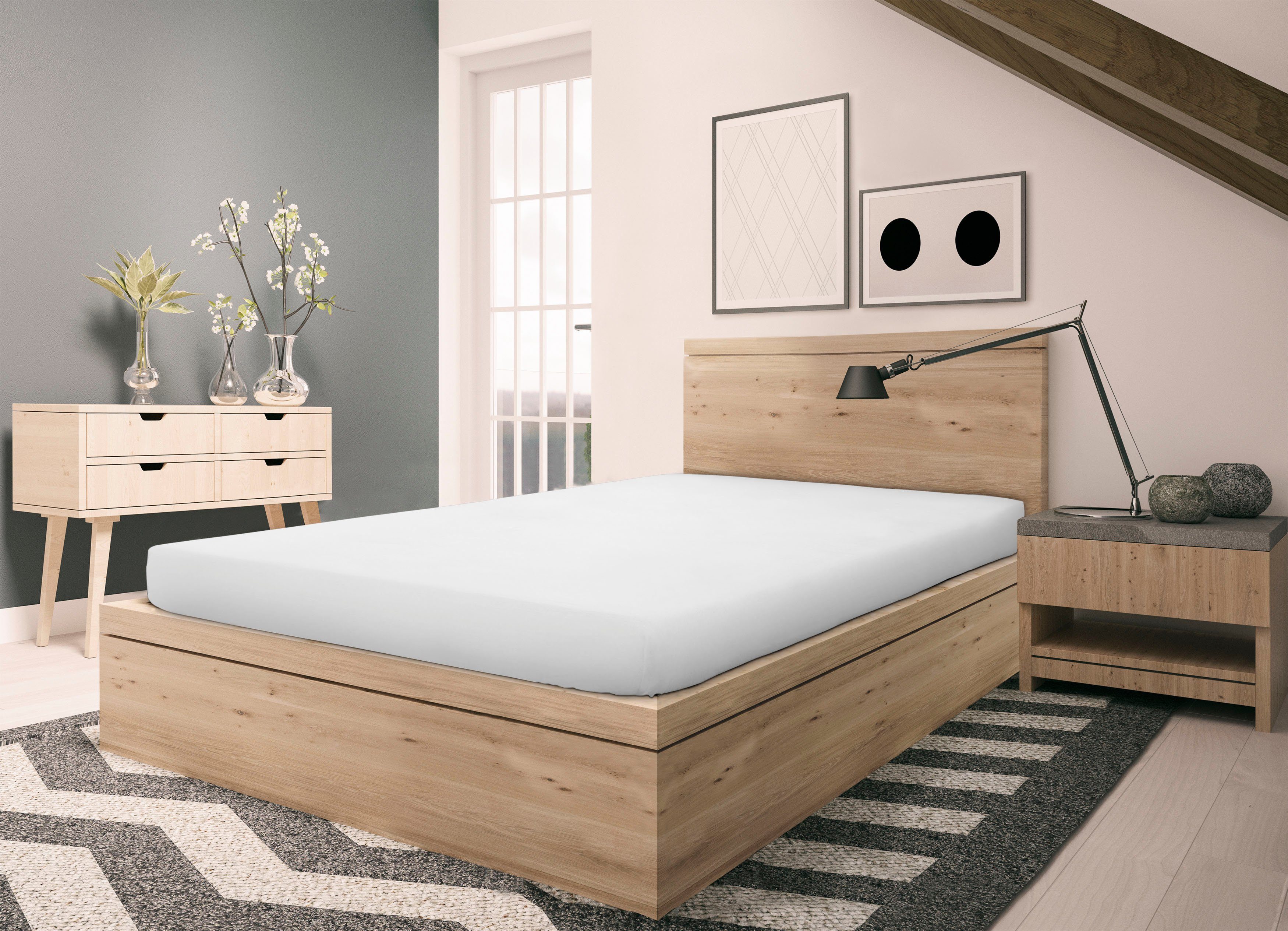 SETEX Spannbettlaken »Feinbiber in Gr. 70x140, 90x200, 140x200 oder 180x200 günstig online kaufen