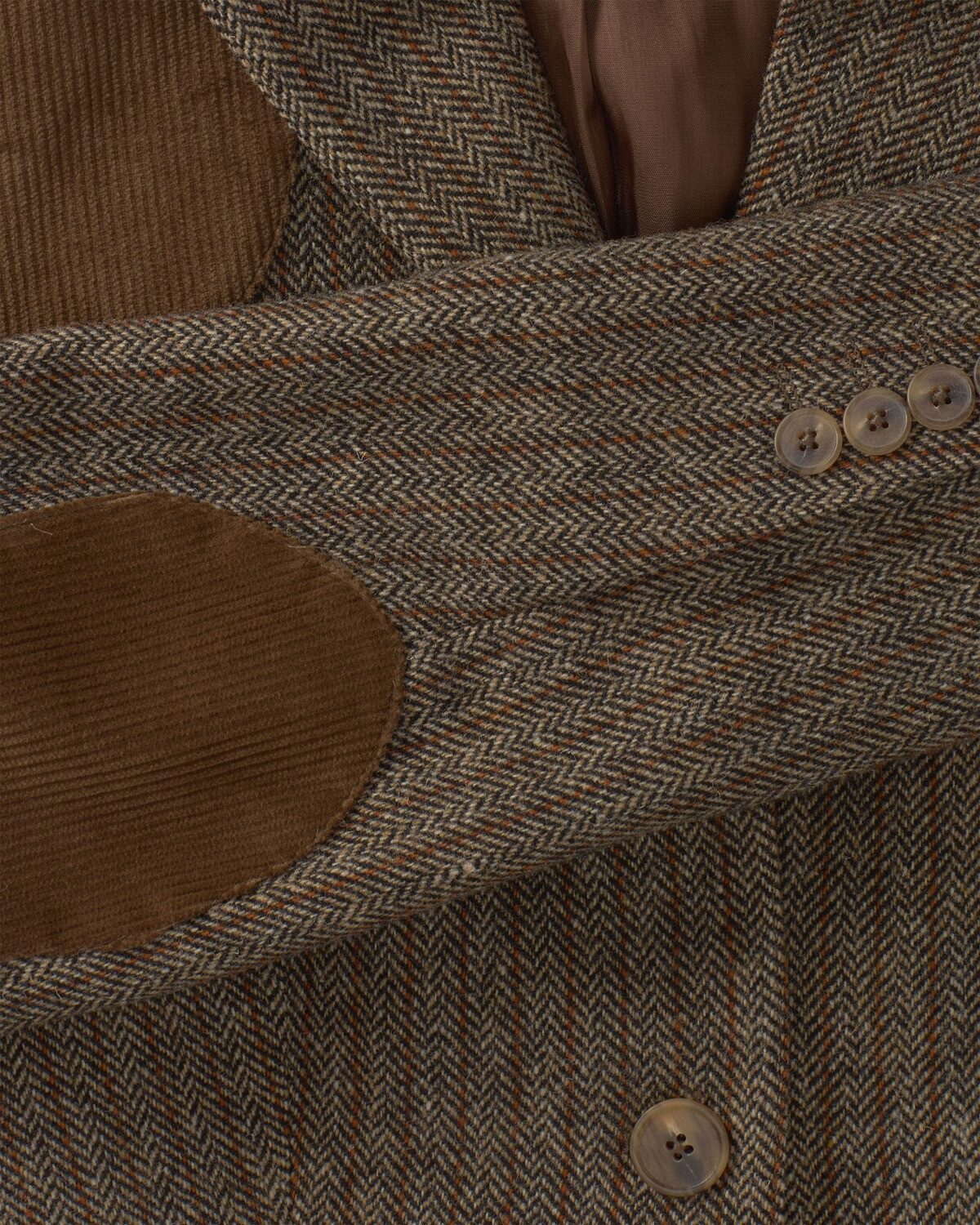 Brigitte von Schönfels Jackenblazer Fischgrat-Tweed-Blazer
