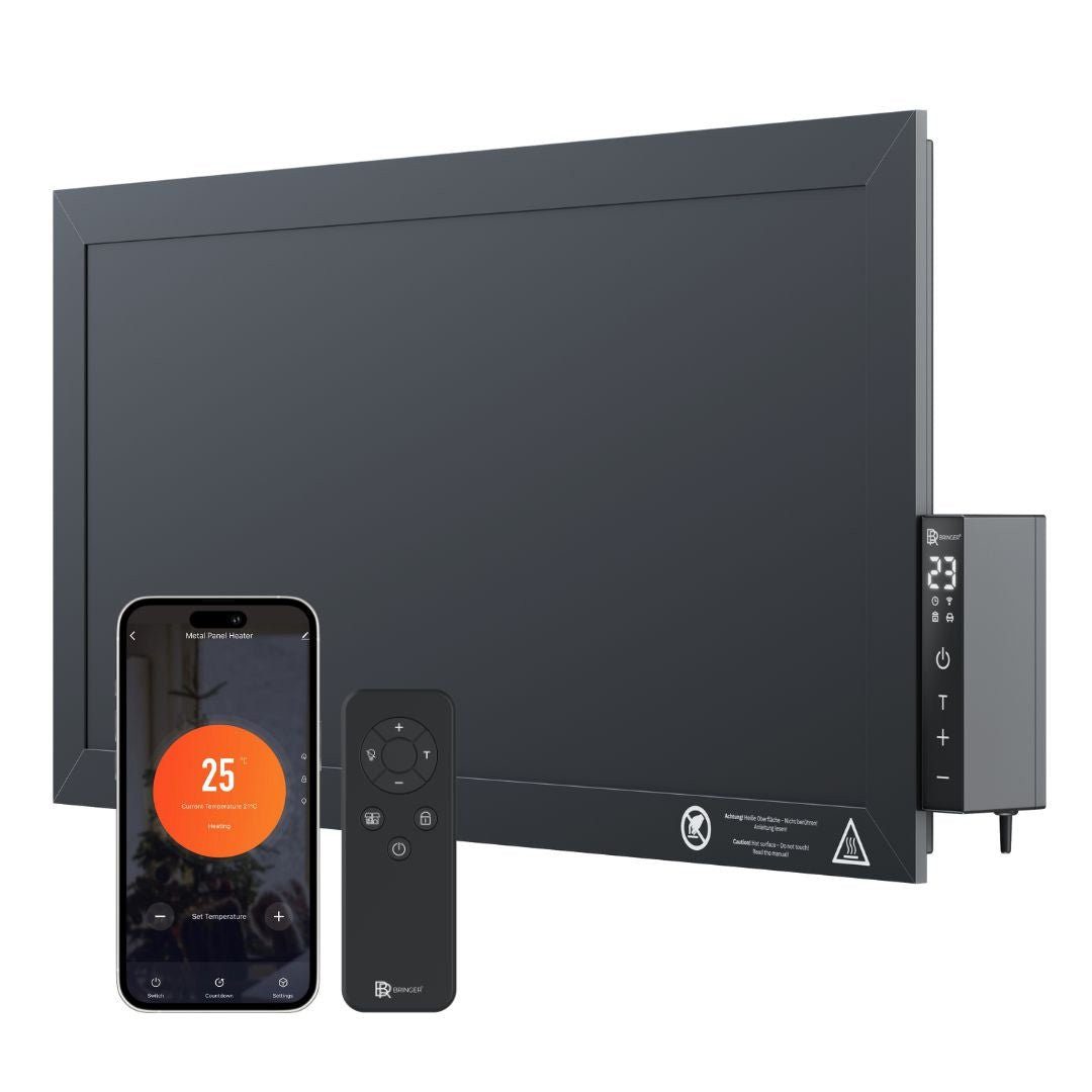 Bringer Infrarotheizung, Hochleistungs Elektroheizung 1200 Watt, mit Smart Thermostat und App