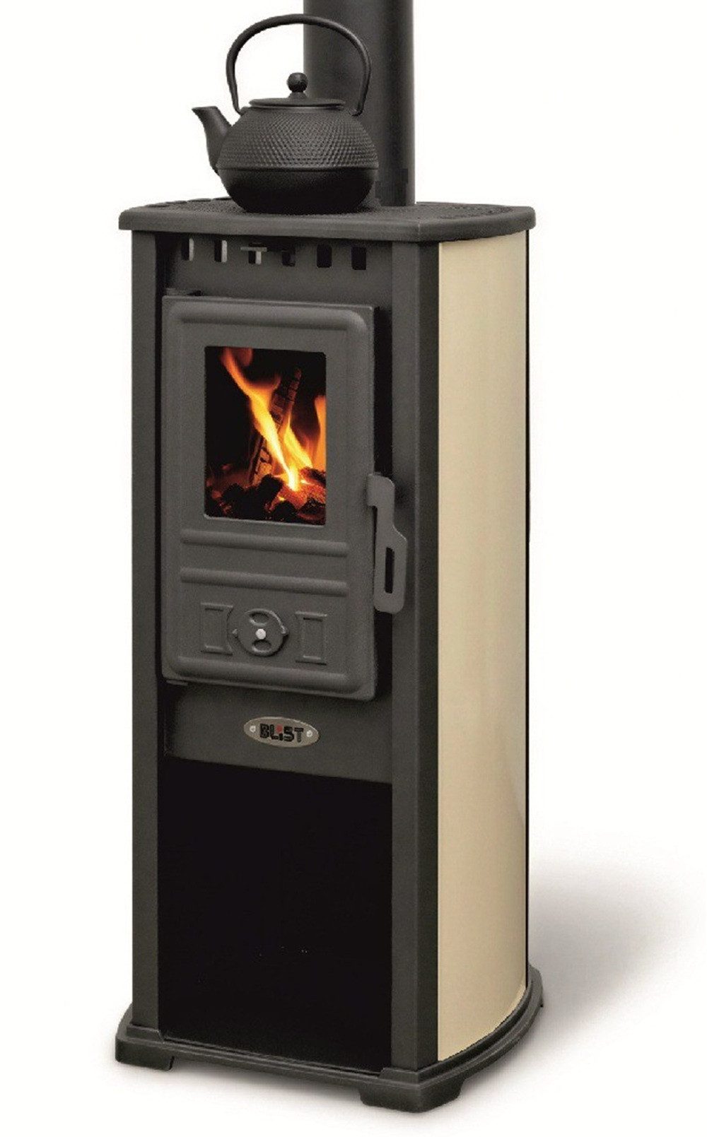 Blist Kaminofen BERNA LUX G 4.0 creme, 5.9 kW