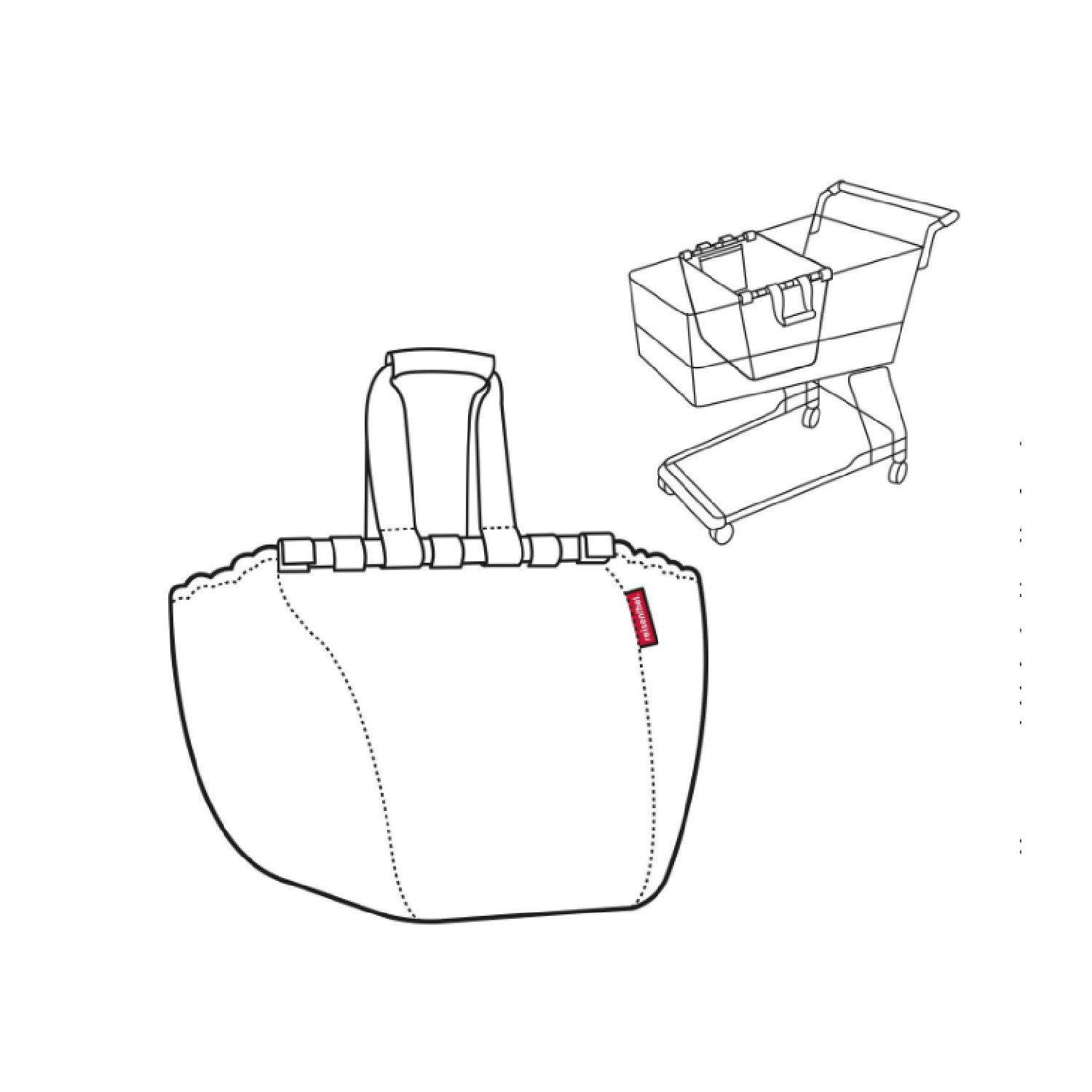 REISENTHEL® Einkaufsshopper Easyshoppingbag leo macchiato – Bild 5 von 5