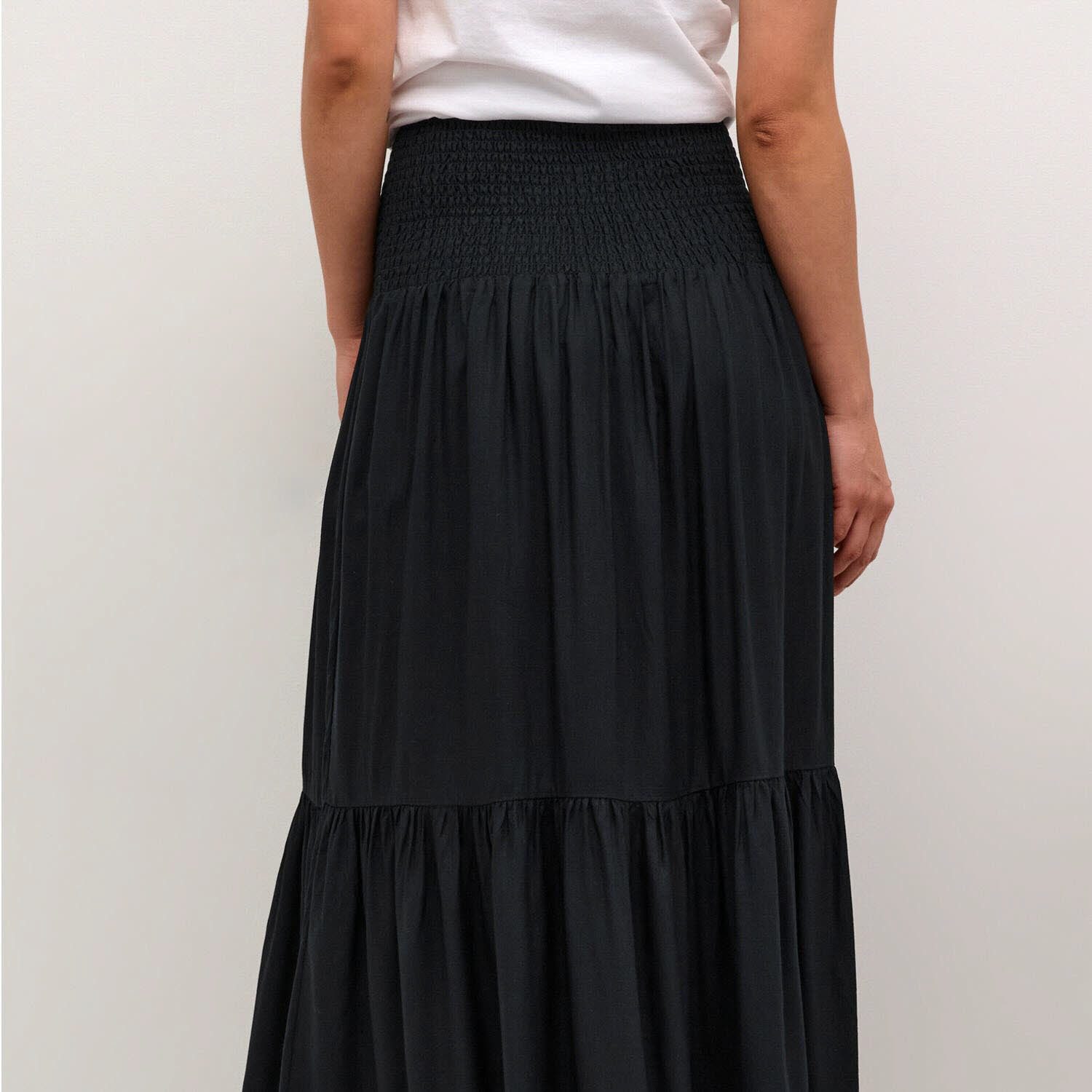 KAFFE A-Linien-Rock KAmaxi Smock Skirt