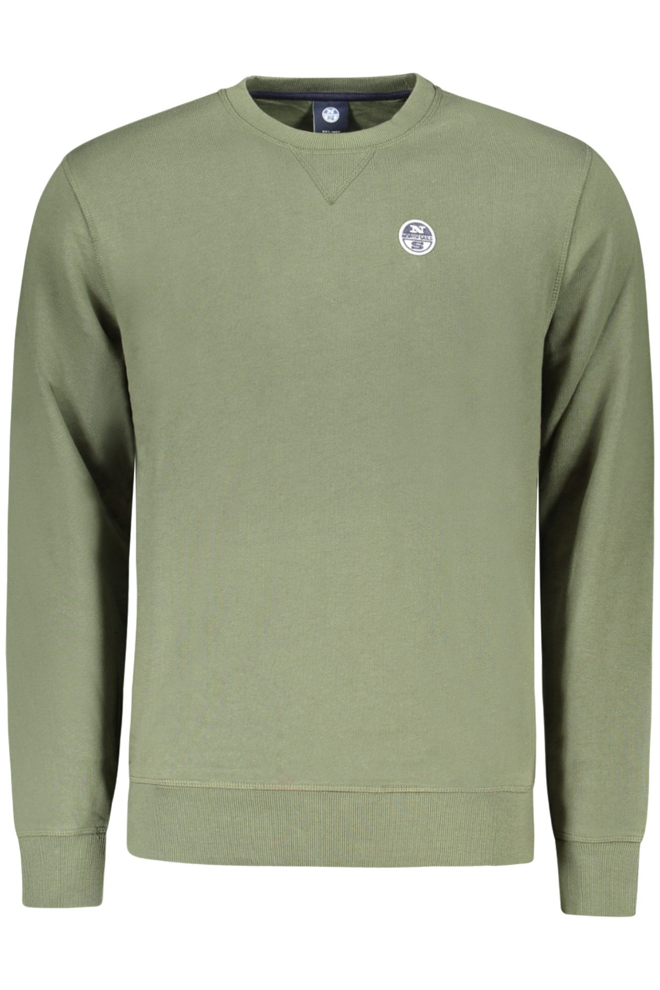 North Sails Sweatshirt Trendiger grüner Herrenpullover - Langer Ärmel &