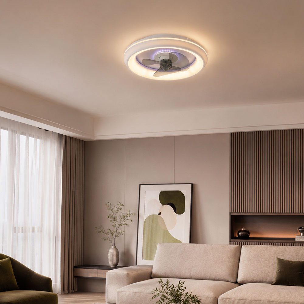 GLOBO LIGHTING Deckenventilator, Deckenventilator mit Licht Lampen mit Ventilator