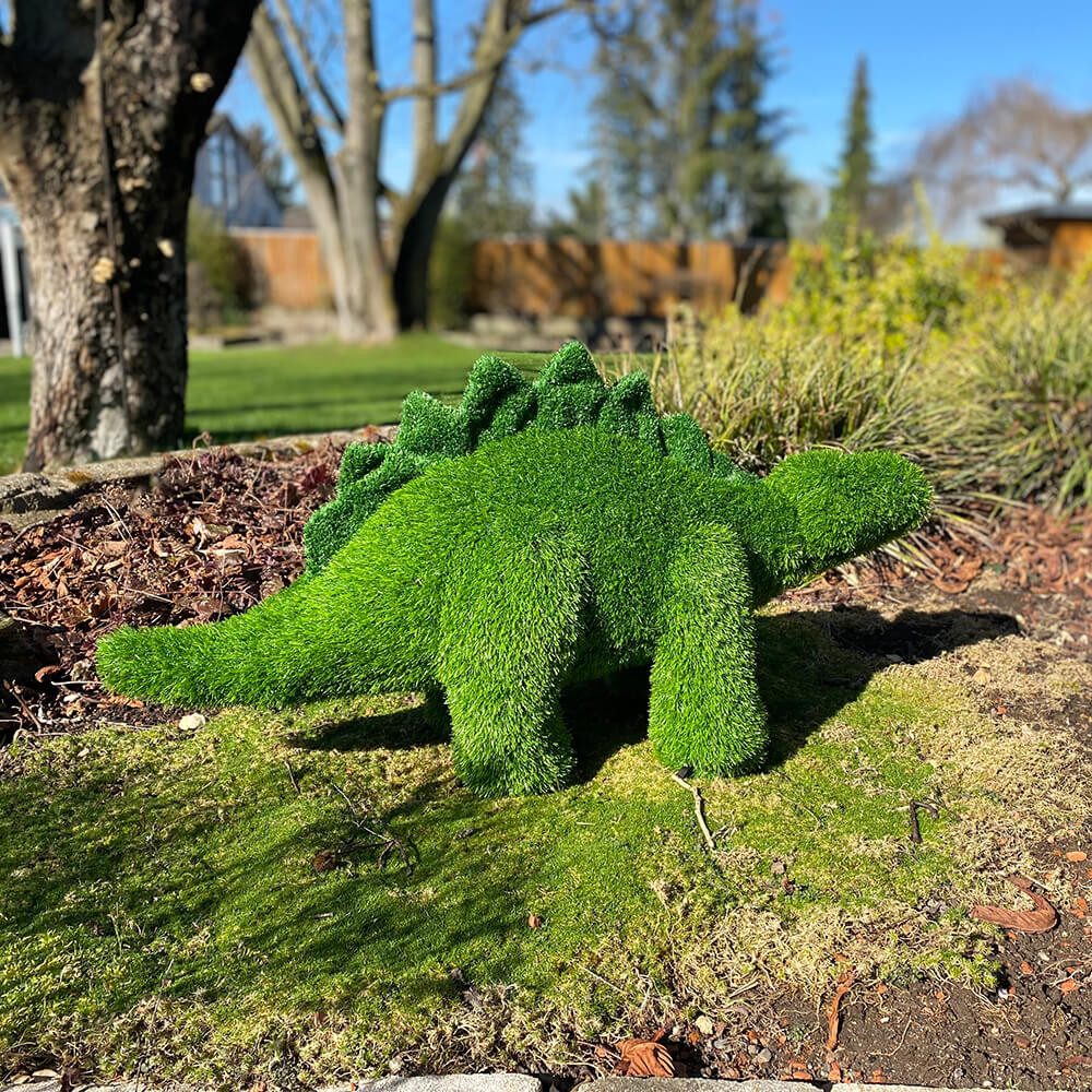 Gartenfigur AniPlants, Grasfigur, "Dinosaurier", Stegosaurus, Gartendeko, 50 cm