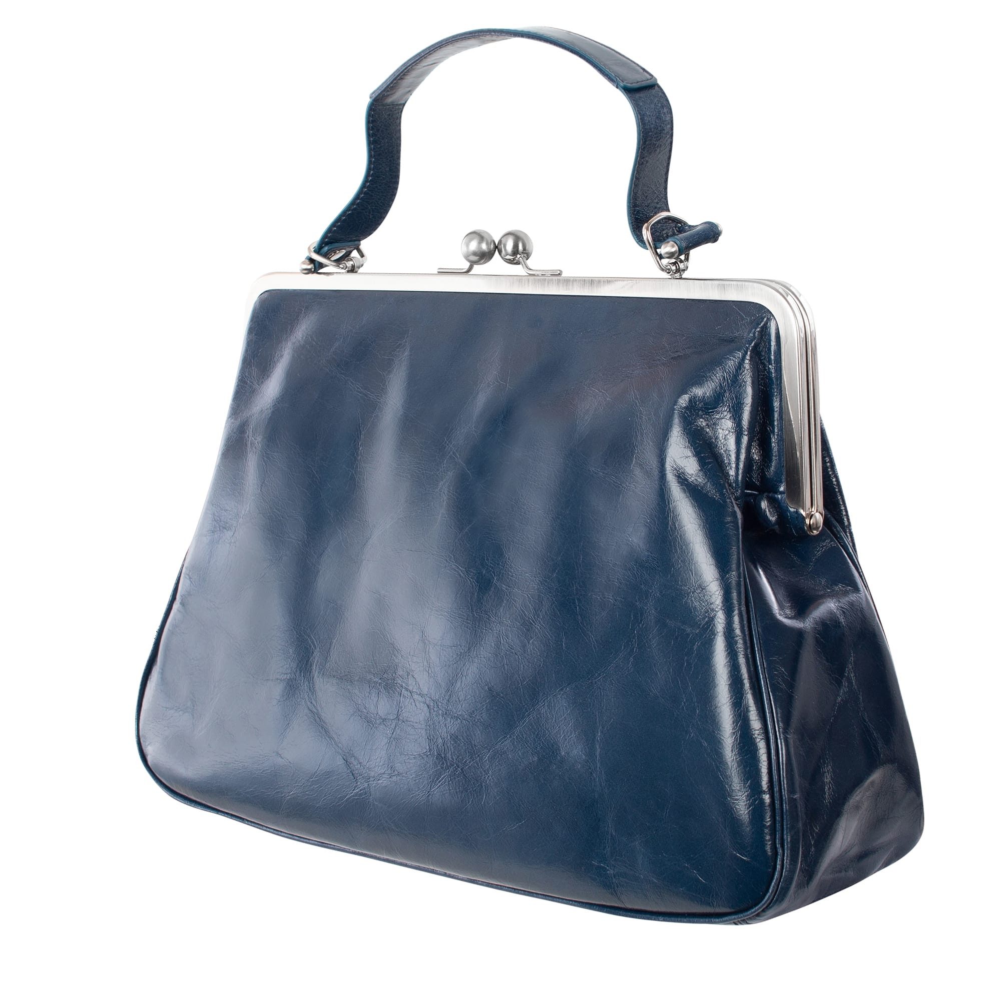 VOLKER LANG Schultertasche GRACE  Elegante Damen Bügeltasche aus italienisc günstig online kaufen