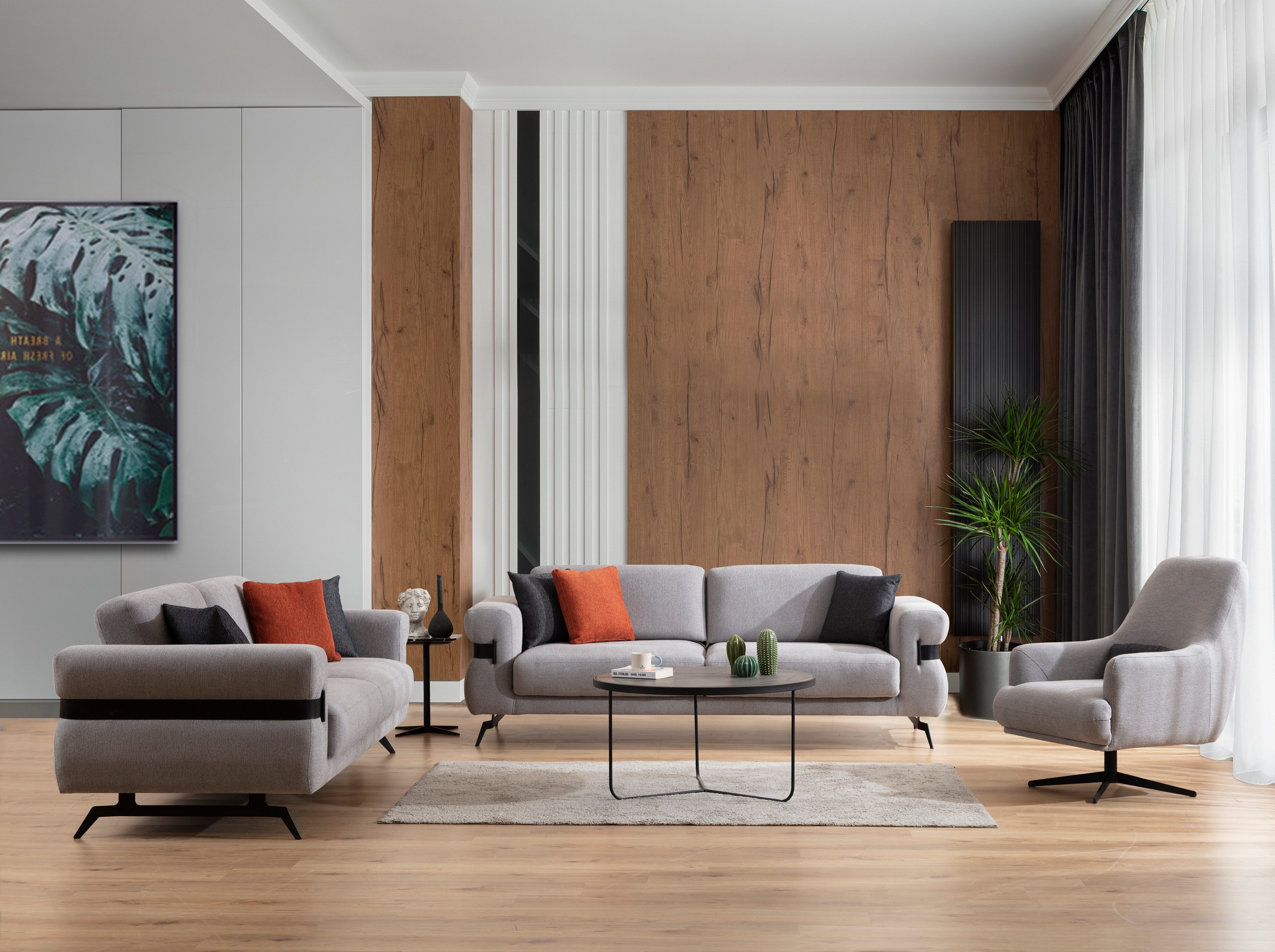 JulietHome Sofa Luna, Set, Schlaffunktion, 3+3+1 günstig online kaufen