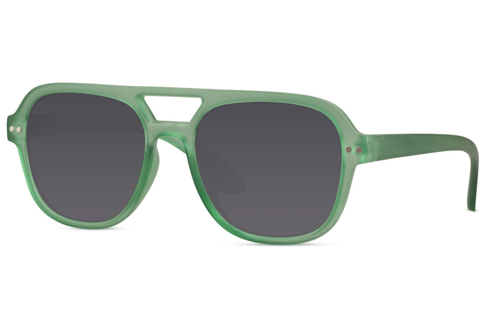 styleBREAKER Pilotenbrille Kinder Pilotenbrille Recycelt Inkl. Stoffbeutel & Putztuch (1-St) Blendfrei