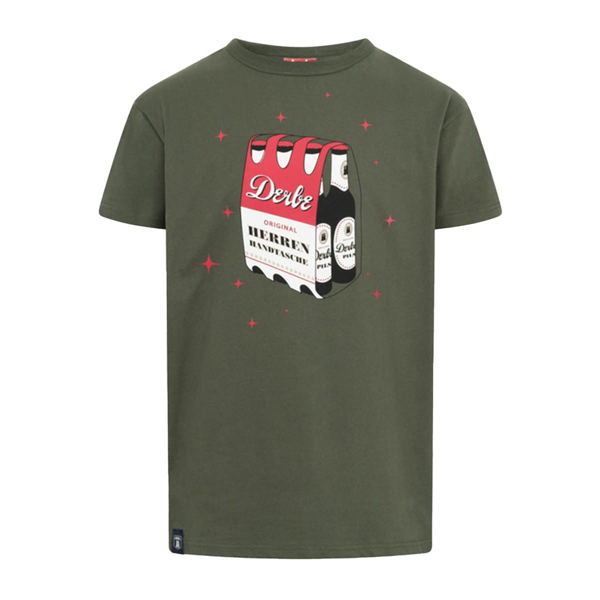 Derbe Print-Shirt Herrenhandtasche