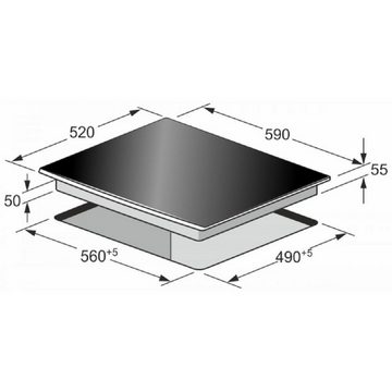 Kaiser Küchengeräte Backofen-Set EH 6326 W+KCT 6715 F, Elektro Backofen, Autark, 79L, Selbstreinigung, Drehspieß, Einbau Backofen,10 Funktionen,Pizzafunktion,Emaile Easy clean,Intelligent system+Schwarzes Glaskeramikkochfeld, Einbau Herd, 4 Kochzonen, QuickHeat Zonen, Power-Slide, Autark,Schwarzes Glas ohne Rahmen,Schrägkanten,Restwärmeanzeige,Einbauherd,Kochfeld,Dreikreiskochzone,Bräterkochzone