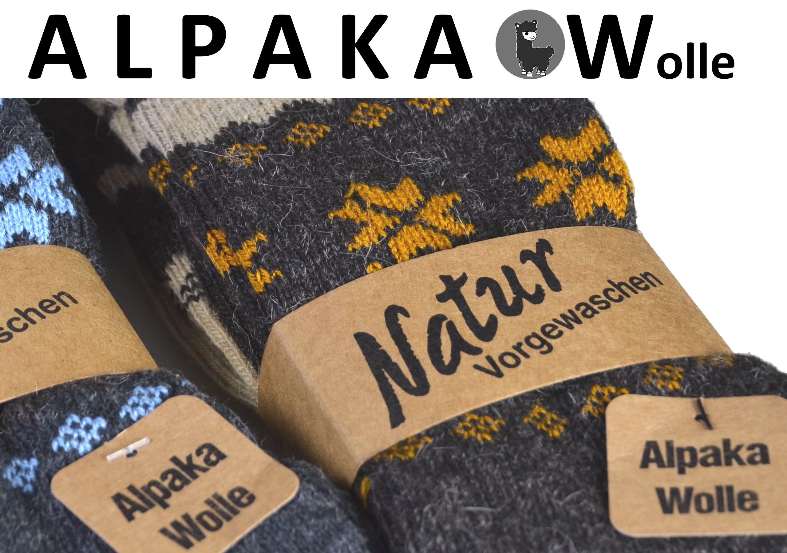 Cocain underwear Skisocken Alpaka Socken Herren Damen farbig warme Woll-Socke Wolle Thermo bunt (4-Paar) Alpaka Wollsocken für Männer und Frauen