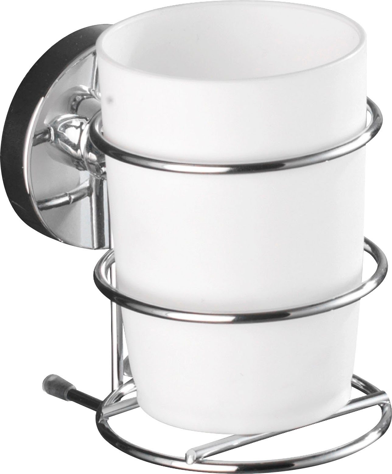 WENKO Zahnputzbecher Vacuum-Loc® Milazzo, befestigen ohne bohren günstig online kaufen