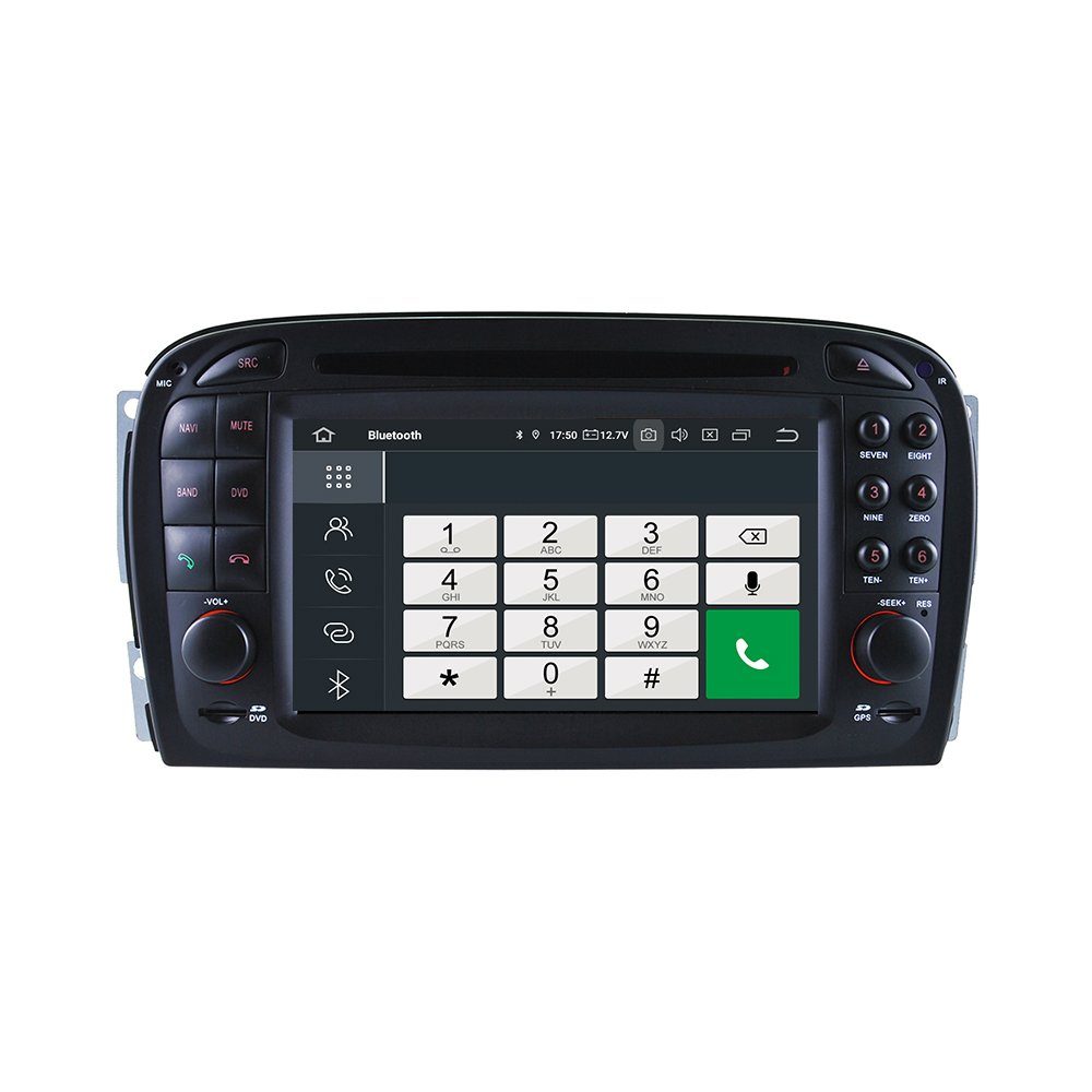Autoradio DX CarPlay GPS Touchscreen SL Für 7" Mercedes TAFFIO R230 Android Einbau-Navigationsgerät