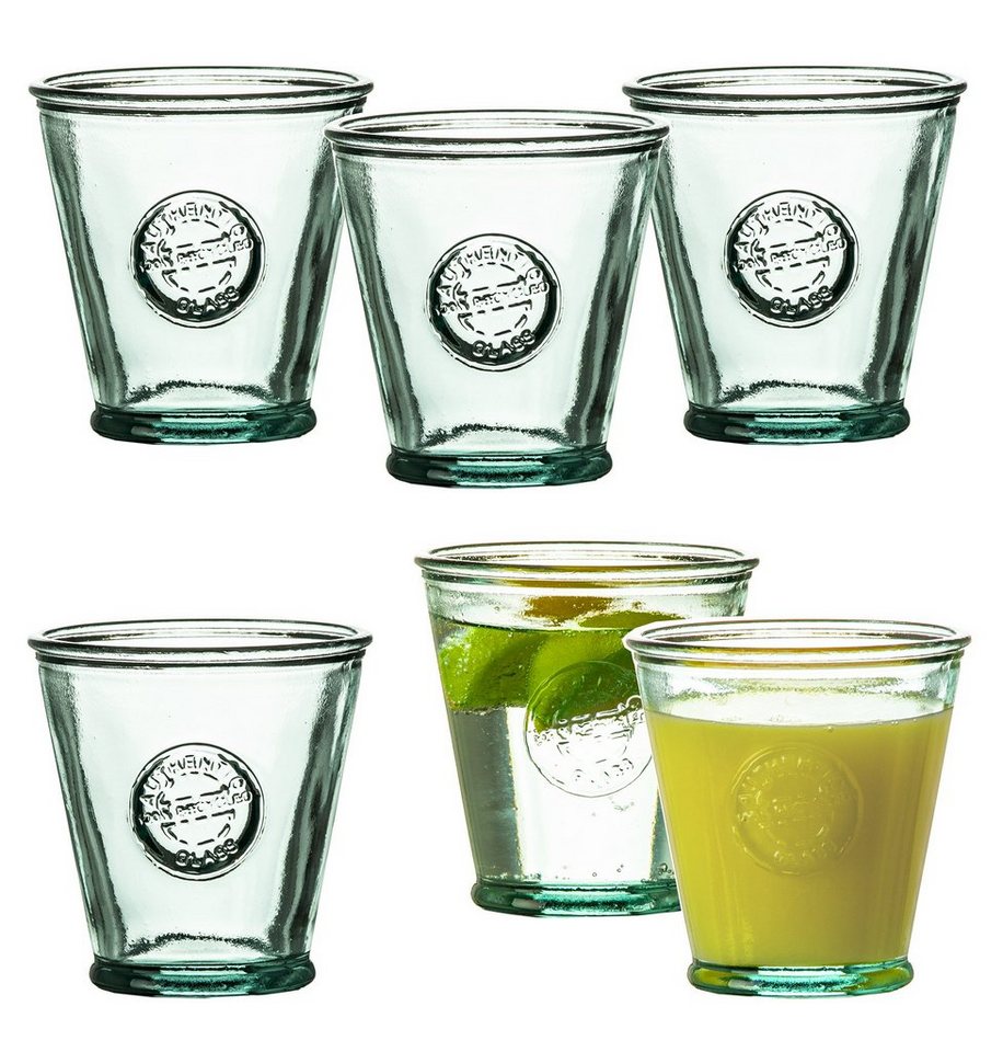 BigDean GläserSet »6−tlg 250ml aus 100 Recyclingglas
