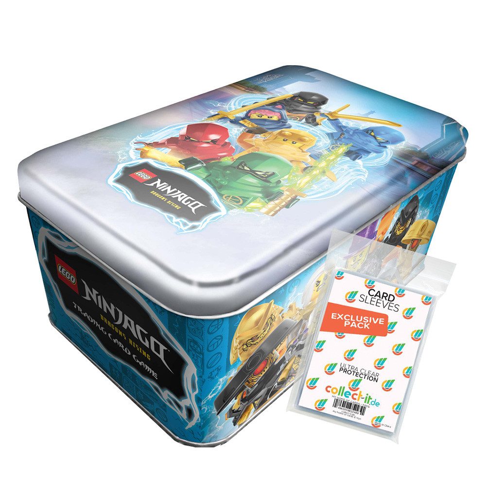 Blue Ocean Sammelkarte LEGO Ninjago Serie 9 Trading Cards 1 Tin Box + Collect-it Hüllen